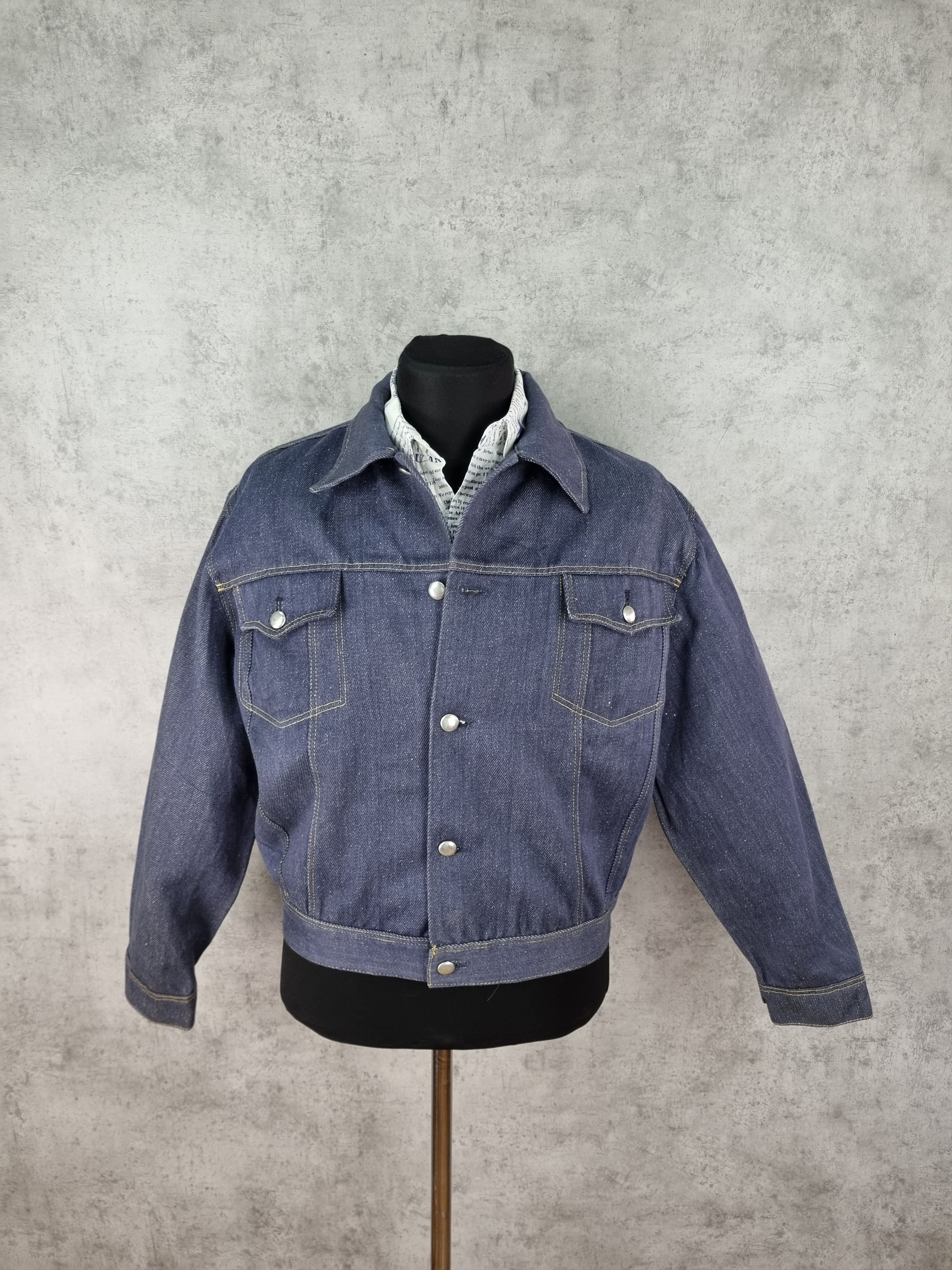 Le Laboureur × Vintage Ozkn Presov Denim Czech Worker French Chore Light Jacket Size US L / EU 52-54 / 3 - 7 Thumbnail