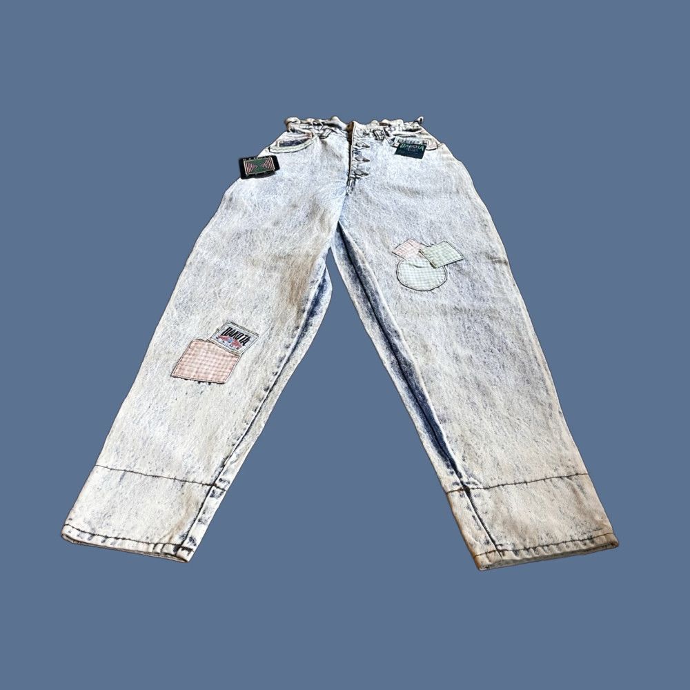 Vintage VINTAGE Dakota Blue Jeans High Waist Juniors 9 Blue Acid Wash 80s Retro 90s Grunge Hipster USA Womens Size 30" / US 8 / IT 44 - 1 Thumbnail