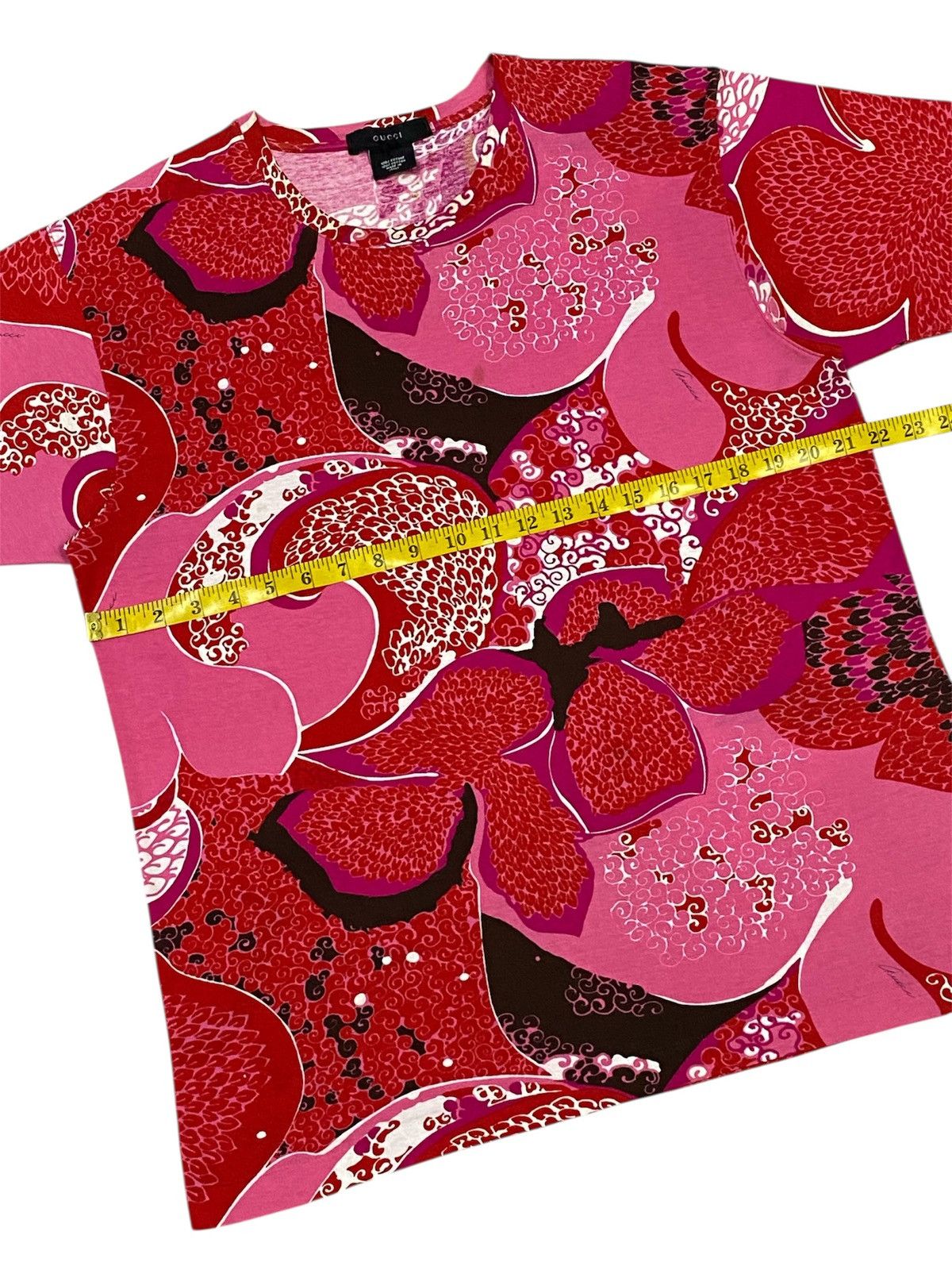 Gucci Gucci SS1999 Floral Red Shirt Size L / US 10 / IT 46 - 13 Thumbnail