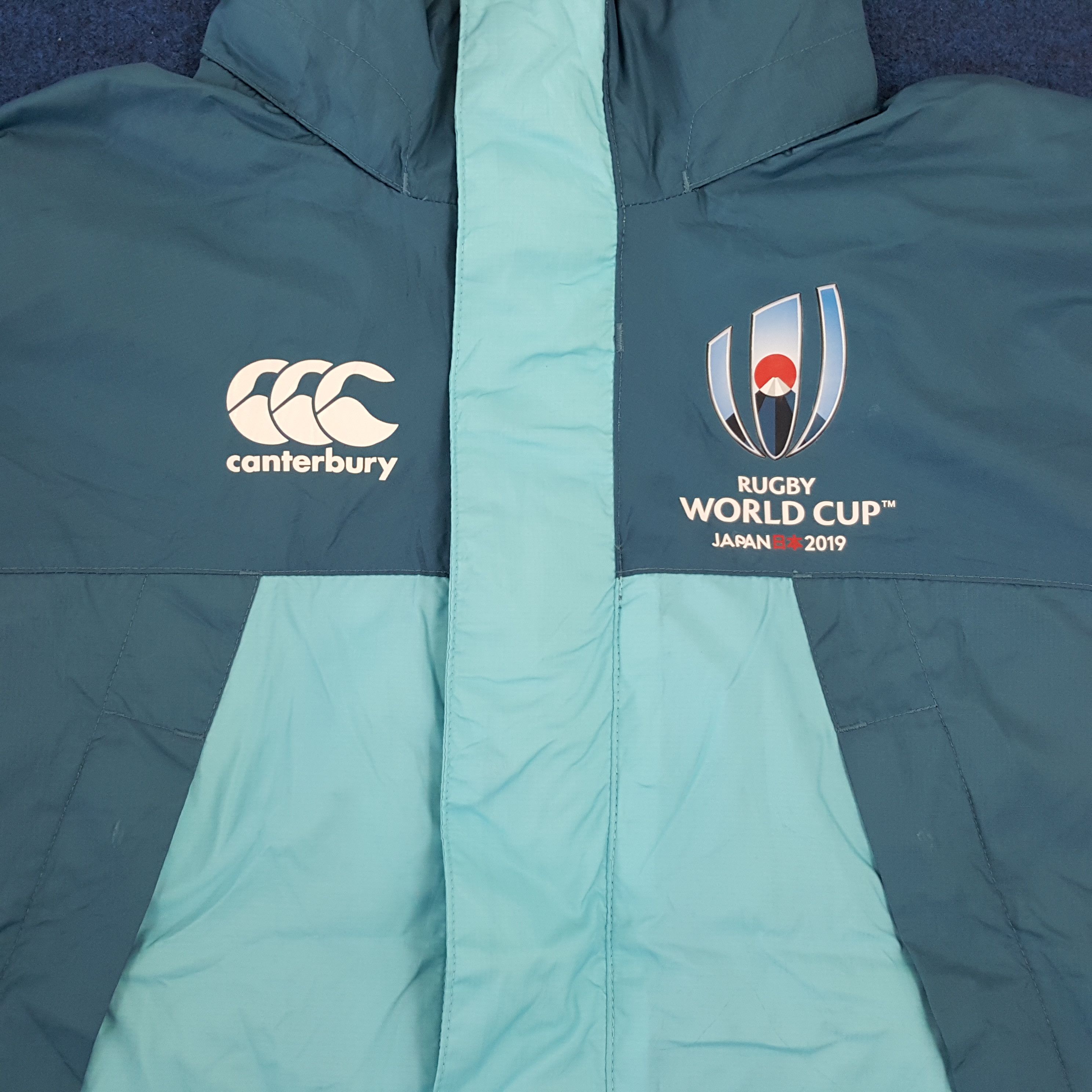 Canterbury of New Zealand Vintage Canterbury Rugby World Cup Windbreaker Jacket Size US M / EU 48-50 / 2 - 4 Thumbnail