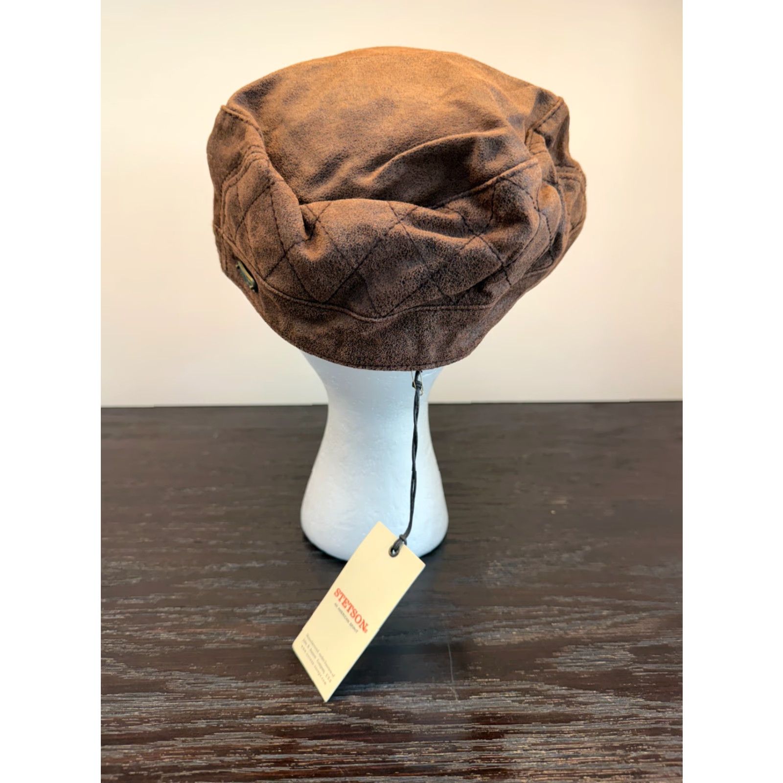 Stetson Stetson Hat Large Brown Leather Houndsville Hike Dad Outdoor Motorcycle Mens Size ONE SIZE - 4 Thumbnail