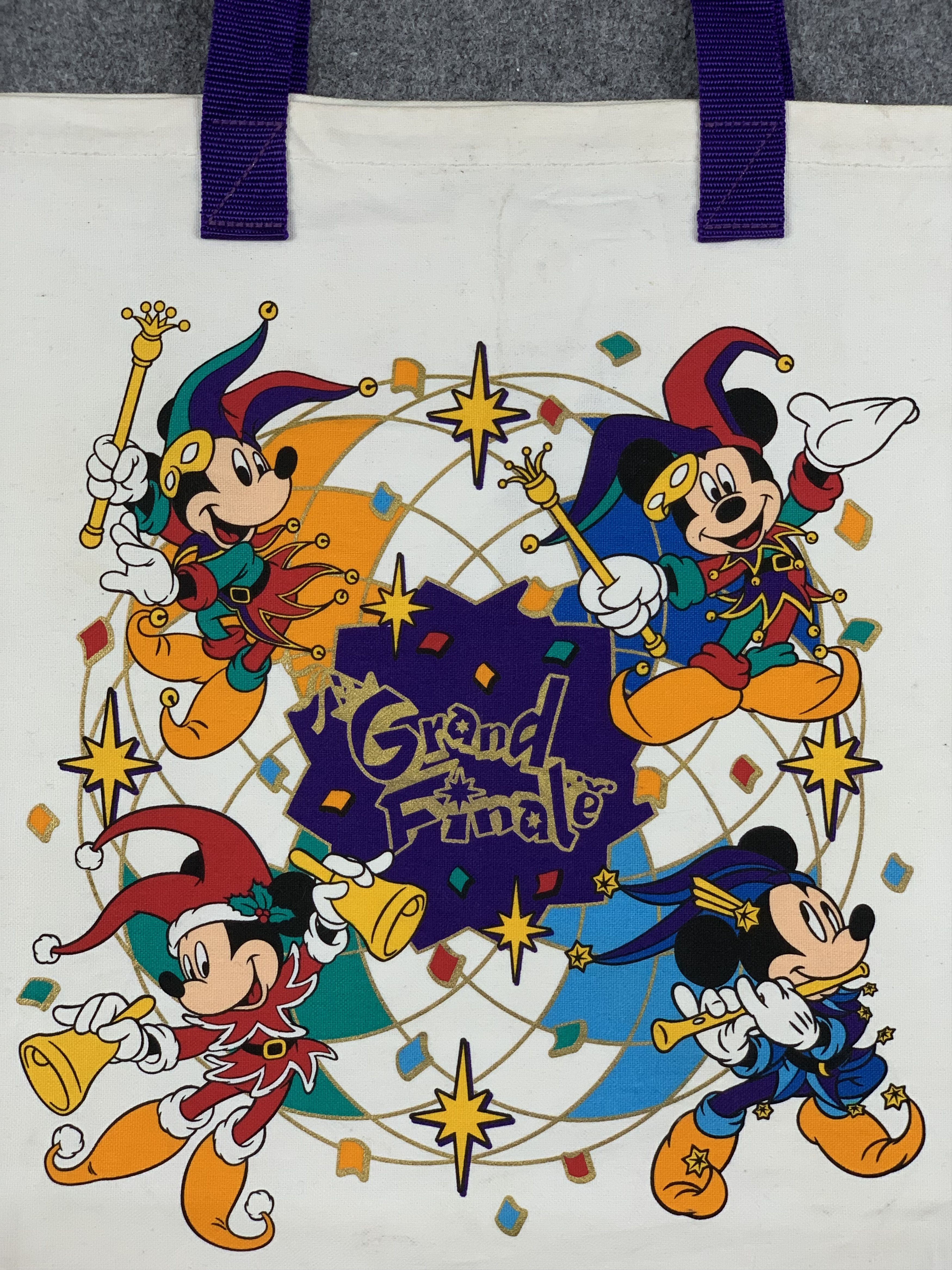 Mickey Mouse Vintage Mickey Mouse Printed Tote Bag BG0042 Size ONE SIZE - 2 Thumbnail