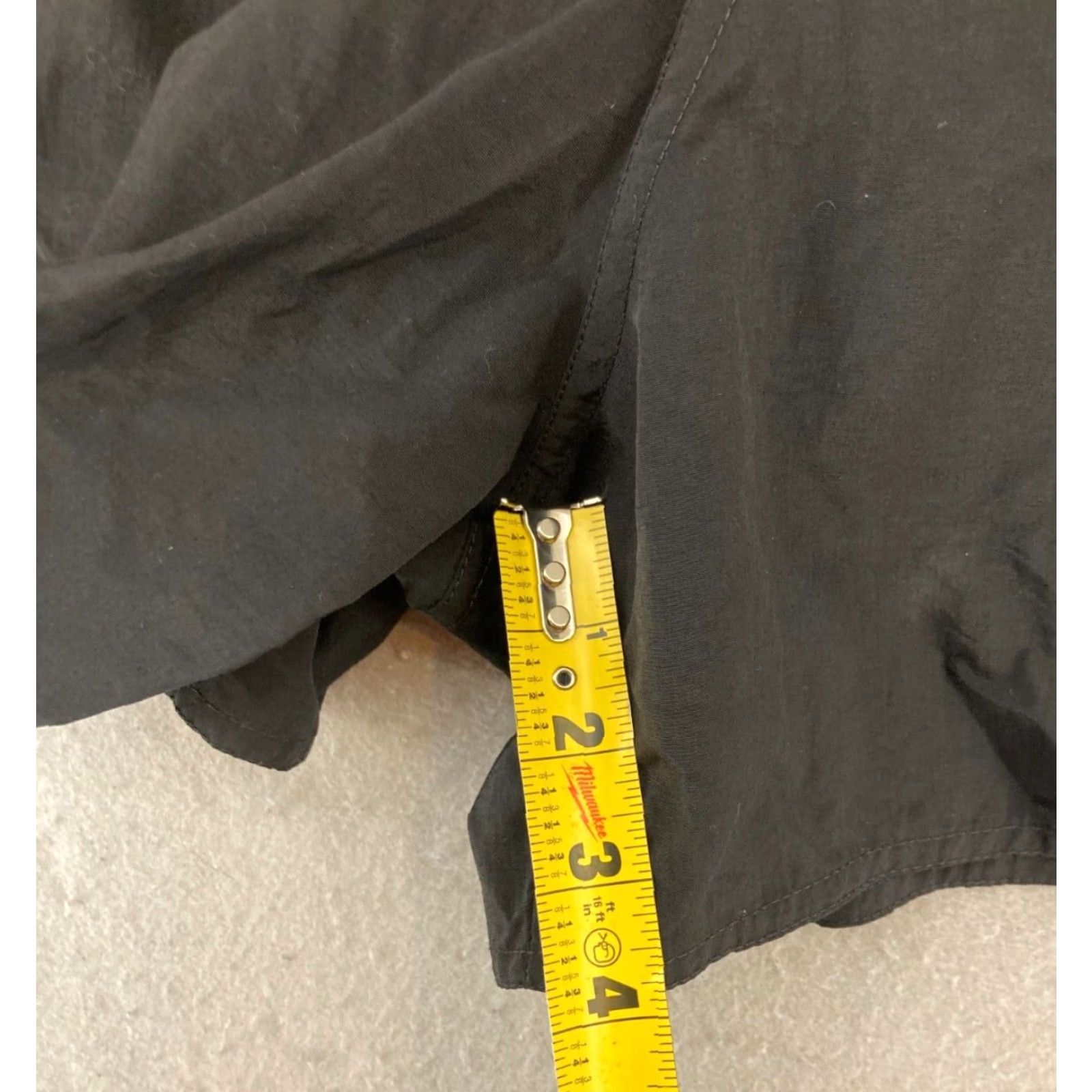Vintage US Army Military Shorts L Mens Large Black Nylon Athletic Lined Relaxed - Army Modern Style, 4 Inseam, Drawstring, Solid Pattern Size US 33 - 3 Thumbnail