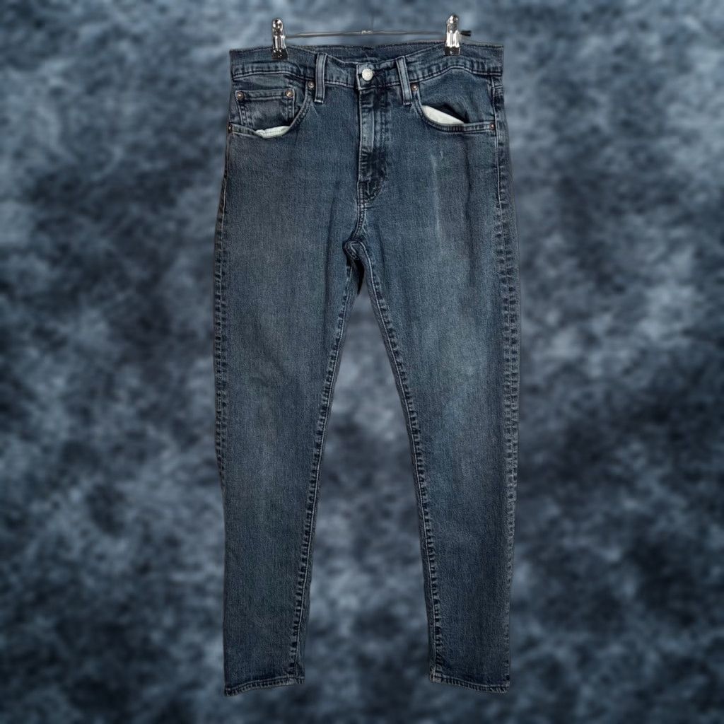 Levi's Levi's 512 Mens Size 31 x 32 High-Rise Skinny Jeans Blue Denim Cotton Blend Jeans Size 24" / US 00 / IT 34 - 1 Thumbnail