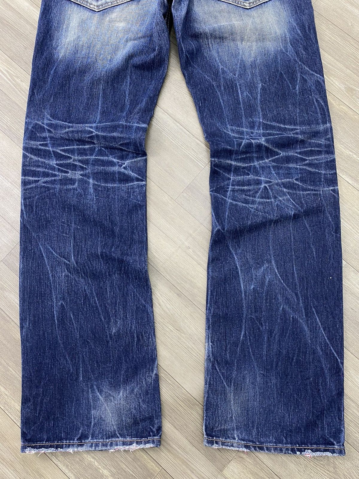 If Six Was Nine 2000s Buckaroo Distressed Faded Kmrii Lgb Punk Style Jeans Size US 34 / EU 50 - 12 Thumbnail