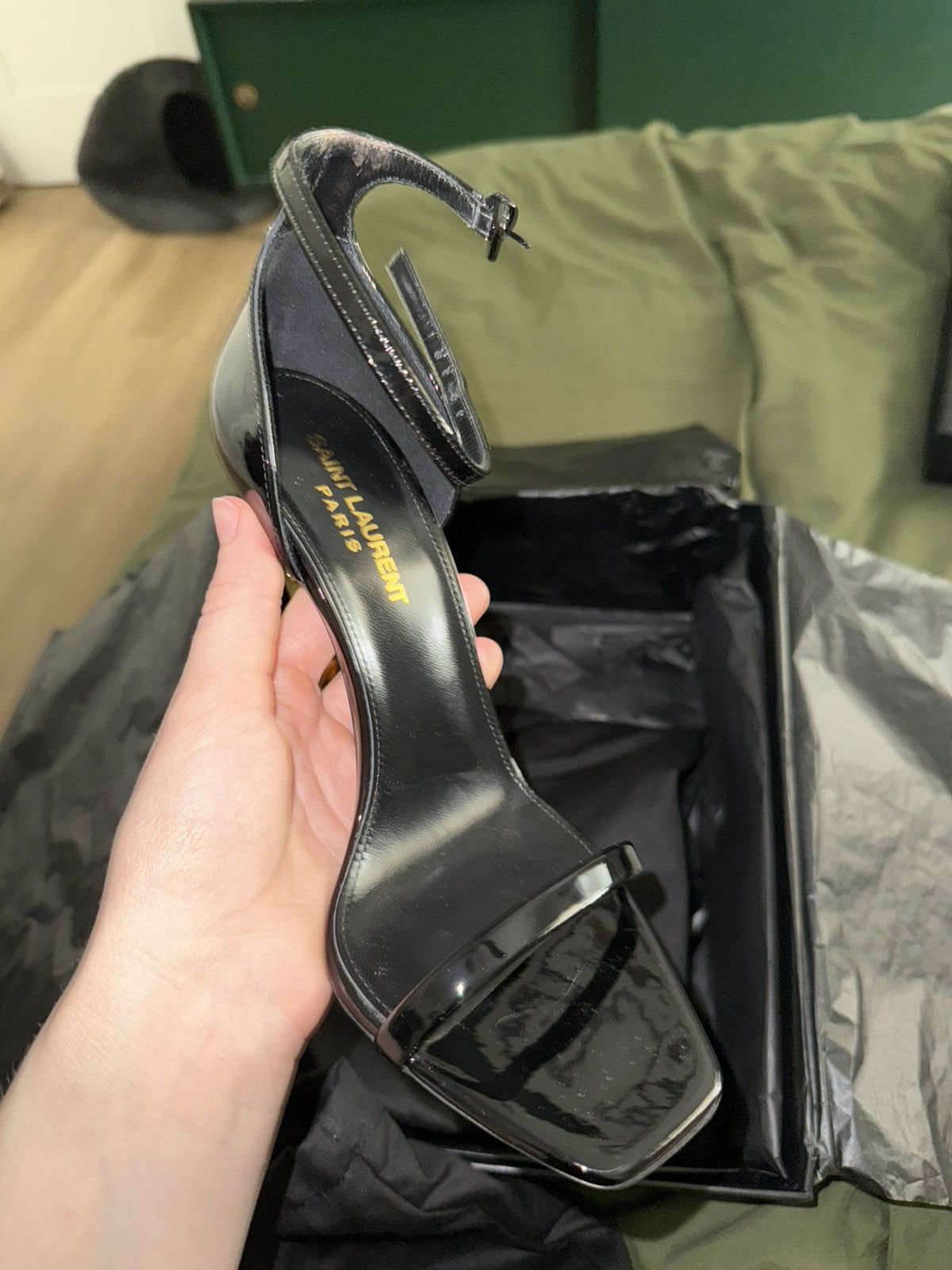 Yves Saint Laurent Opyum 110 heels Size US 7.5 / IT 37.5 - 3 Thumbnail