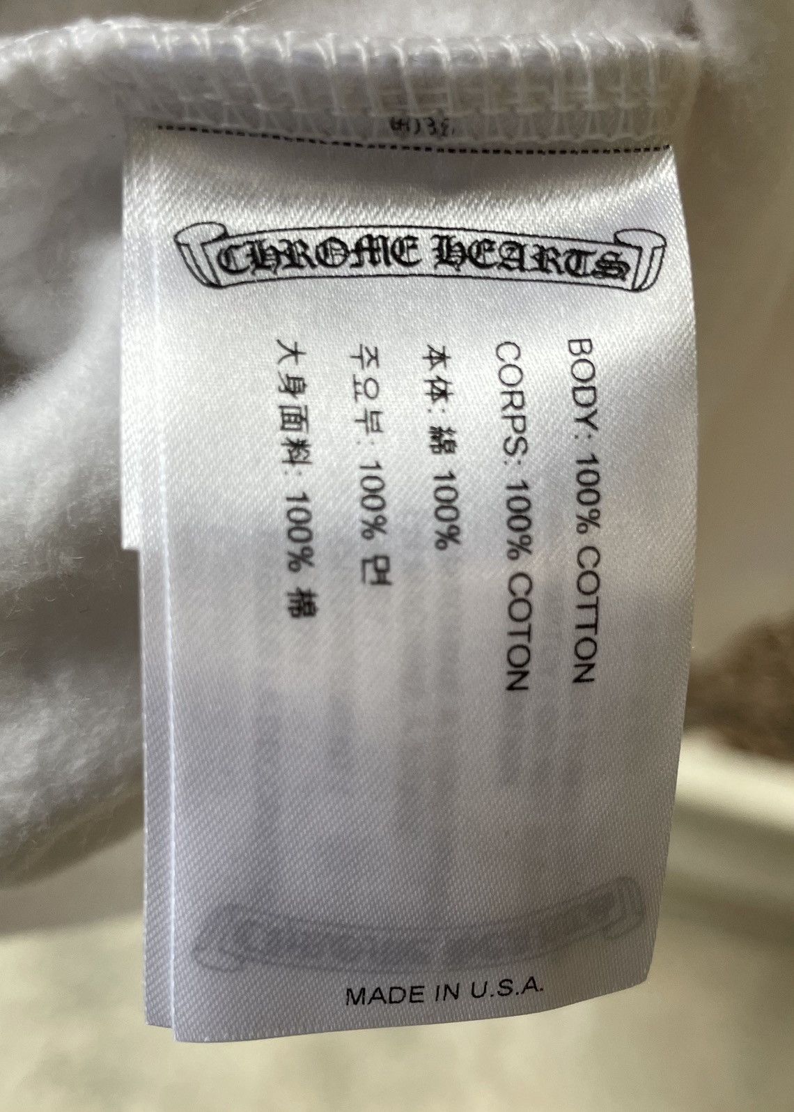 Chrome Hearts Chrome Hearts Love You Crewneck Sweatshirt Size US XL / EU 56 / 4 - 7 Thumbnail