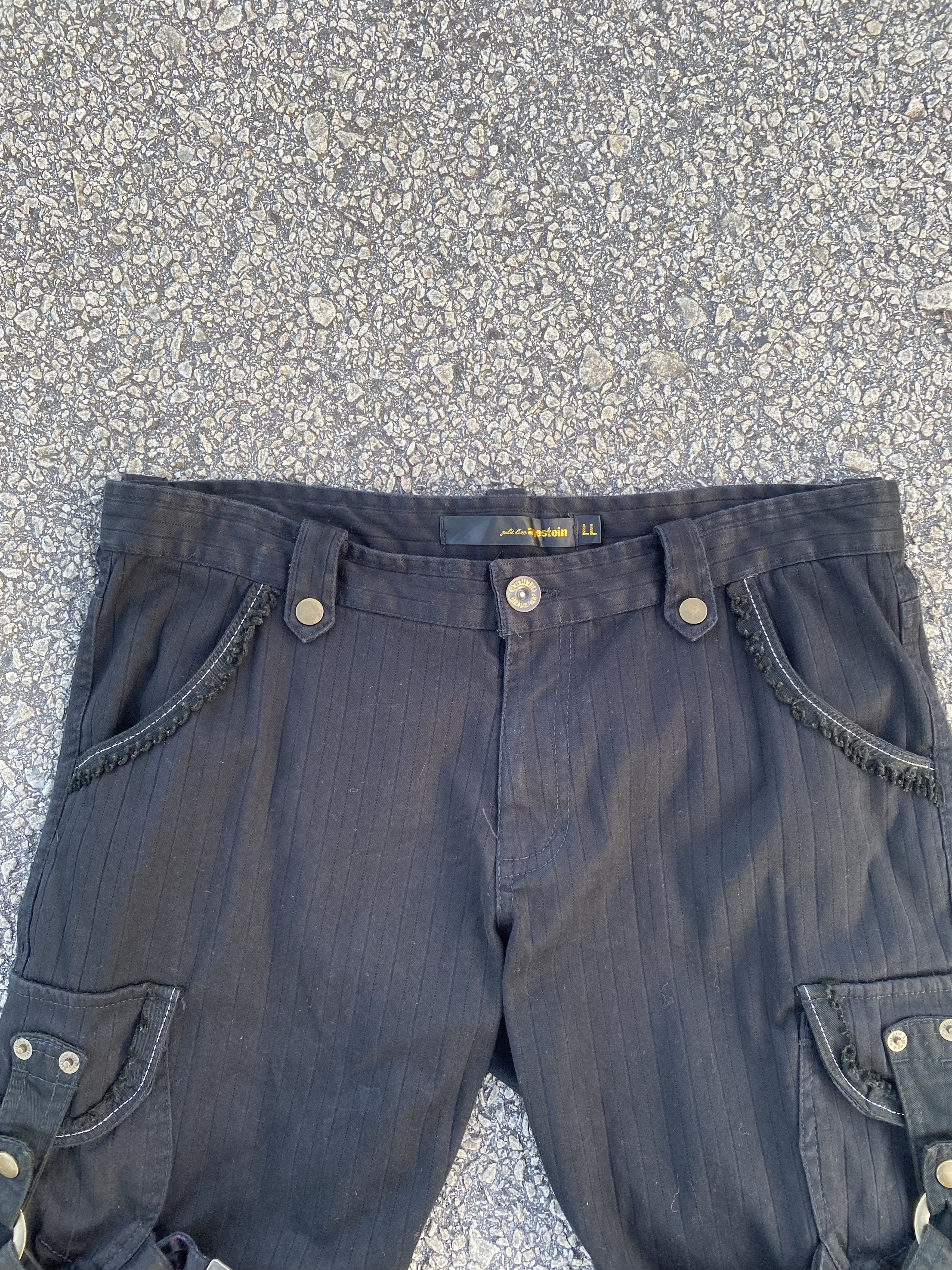 If Six Was Nine PUNK APESTEIN CARGO PANTS Size US 35 - 3 Thumbnail