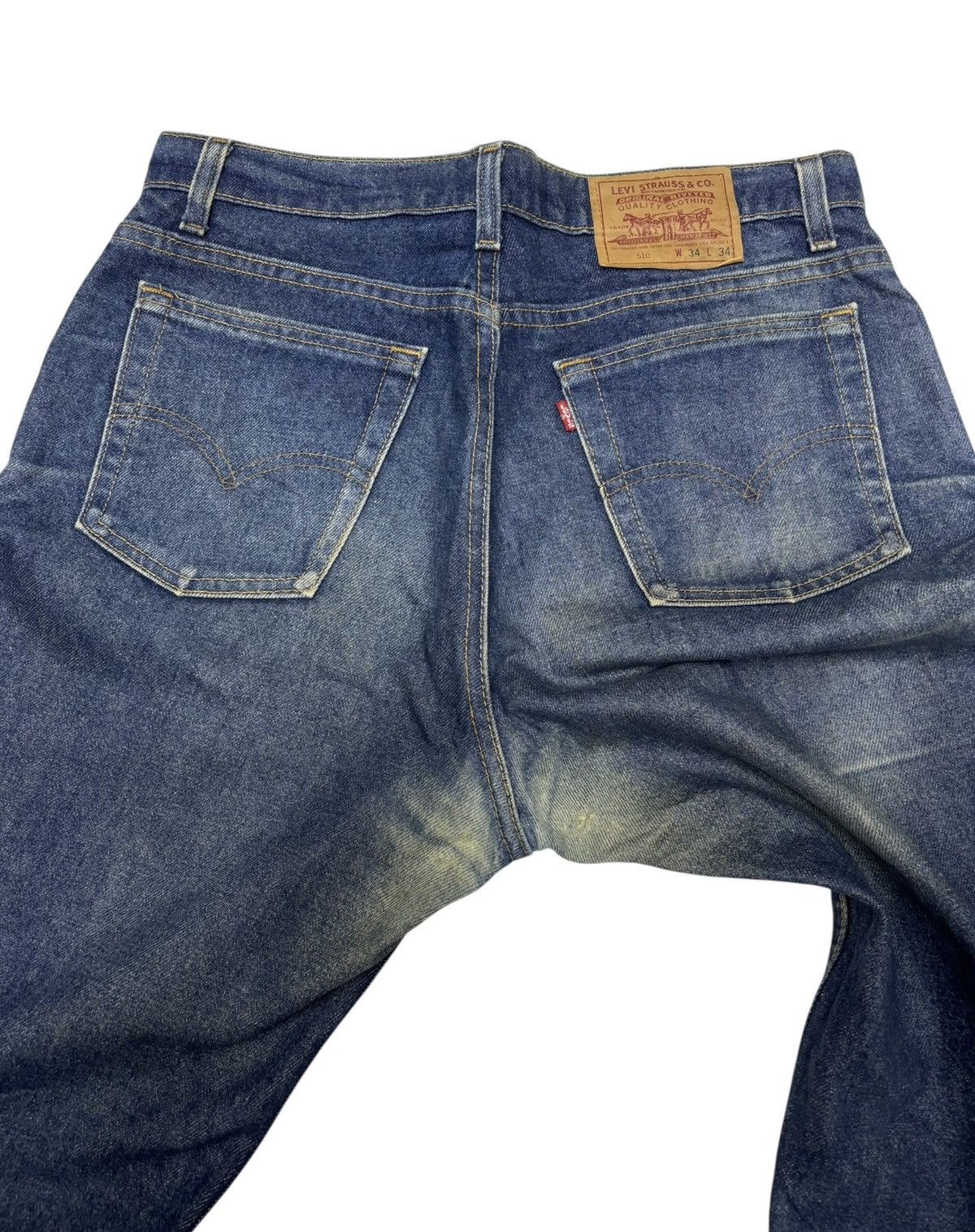 Levi's Vintage Clothing Vintage Levis 510 Made in USA Blue Condition Denim Jeans Size US 34 / EU 50 - 9 Thumbnail