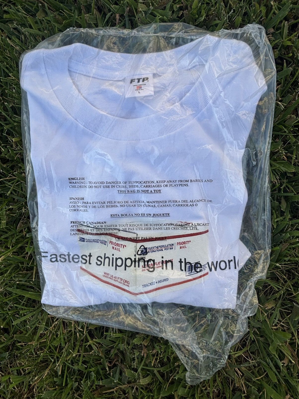 Fuck The Population FTP Fastest Shipping Tee Size US L / EU 52-54 / 3 - 1 Thumbnail