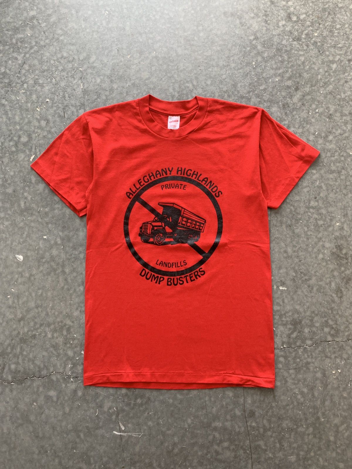 Unsound Rags × Vintage Crazy Vintage 80s Dump Busters Graphic Tee Size US M / EU 48-50 / 2 - 1 Thumbnail