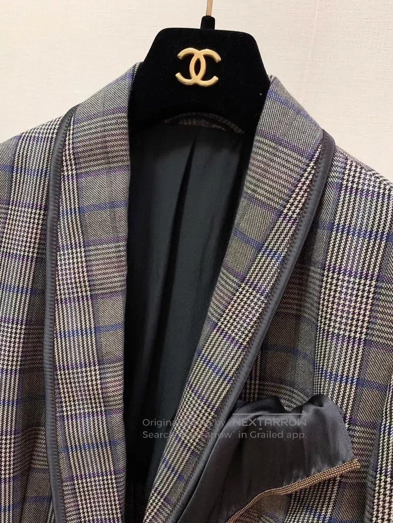Brunello Cucinelli Brunello Cucinelli Classic Plaid Blazer Size S / US 4 / IT 40 - 5 Thumbnail