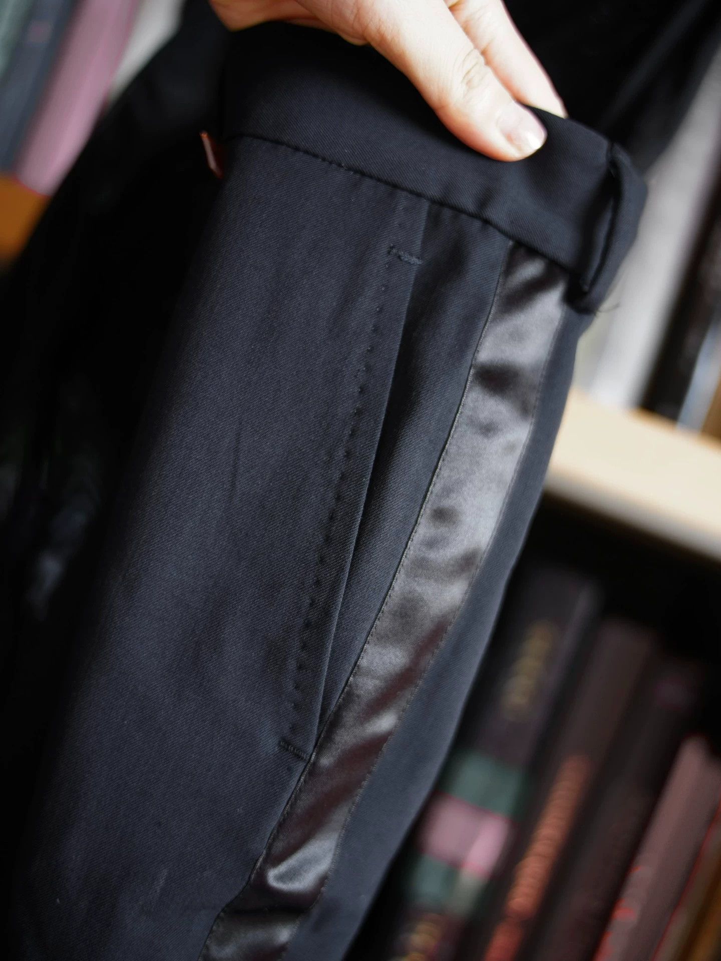 Jean Paul Gaultier JPG Unisex Wool Blend Runway Trousers M Size 26" / US 2 / IT 38 - 2 Thumbnail