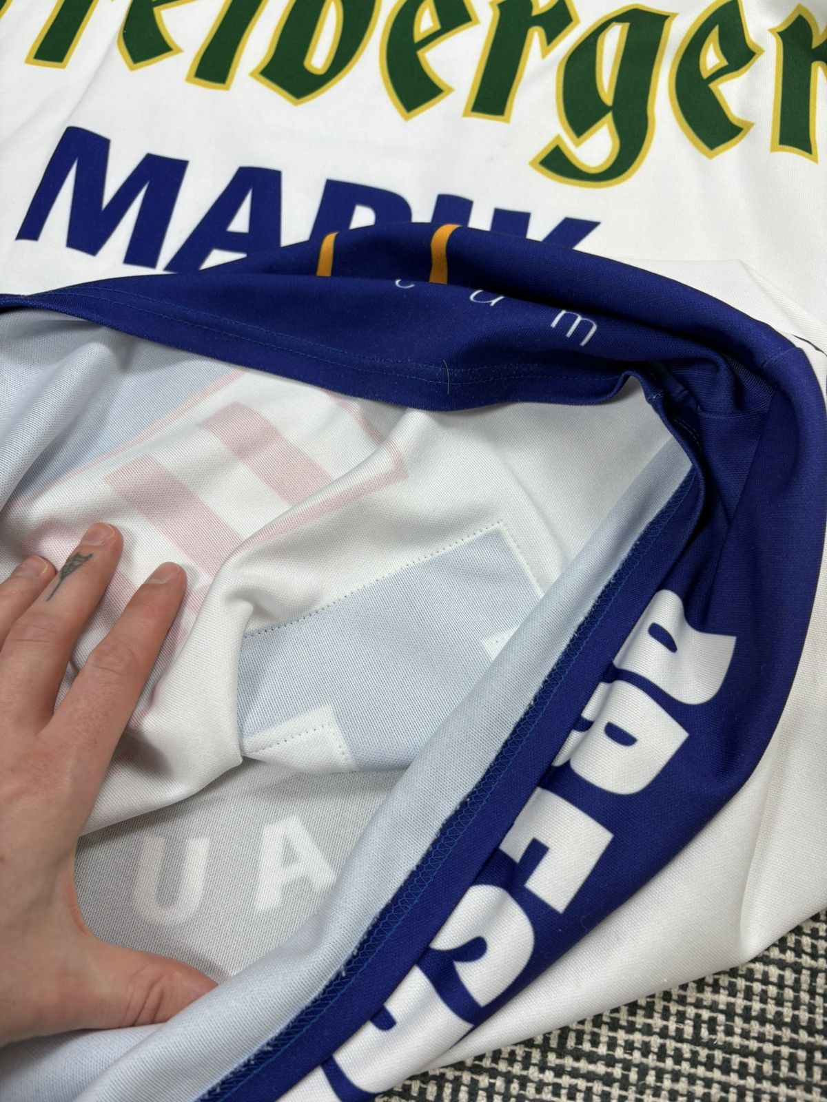 Other 08/09 Game Worn Dresdner Eislowen #21 Marik hockey jersey Size US XXL / EU 58 / 5 - 9 Thumbnail