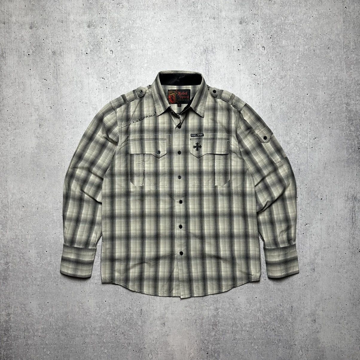Japanese Brand Rebel Spirit Avant-Garde Shirt Long Sleeve Size US M / EU 48-50 / 2 - 4 Thumbnail