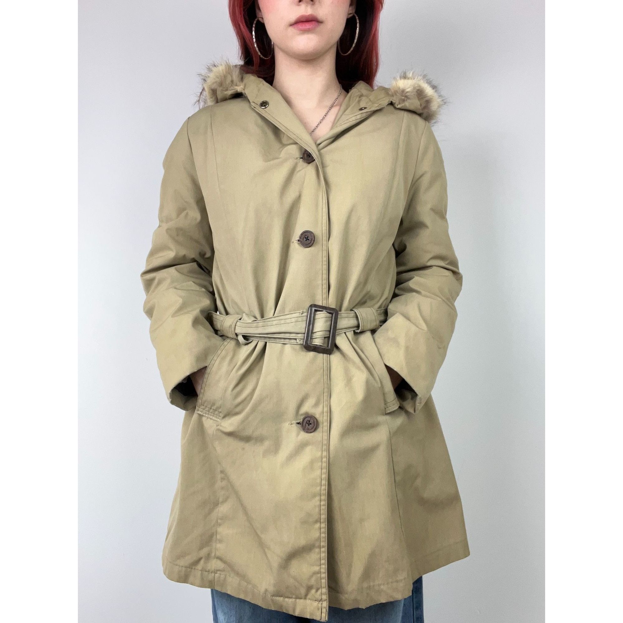 Eddie Bauer Vintage Eddie Bauer Tan Winter Parka Size M / US 6-8 / IT 42-44 - 1 Thumbnail