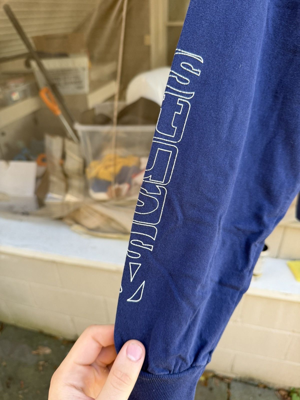 Stussy 90s Stussy Long Sleeve Anytime T Shirt Size US XL / EU 56 / 4 - 4 Thumbnail