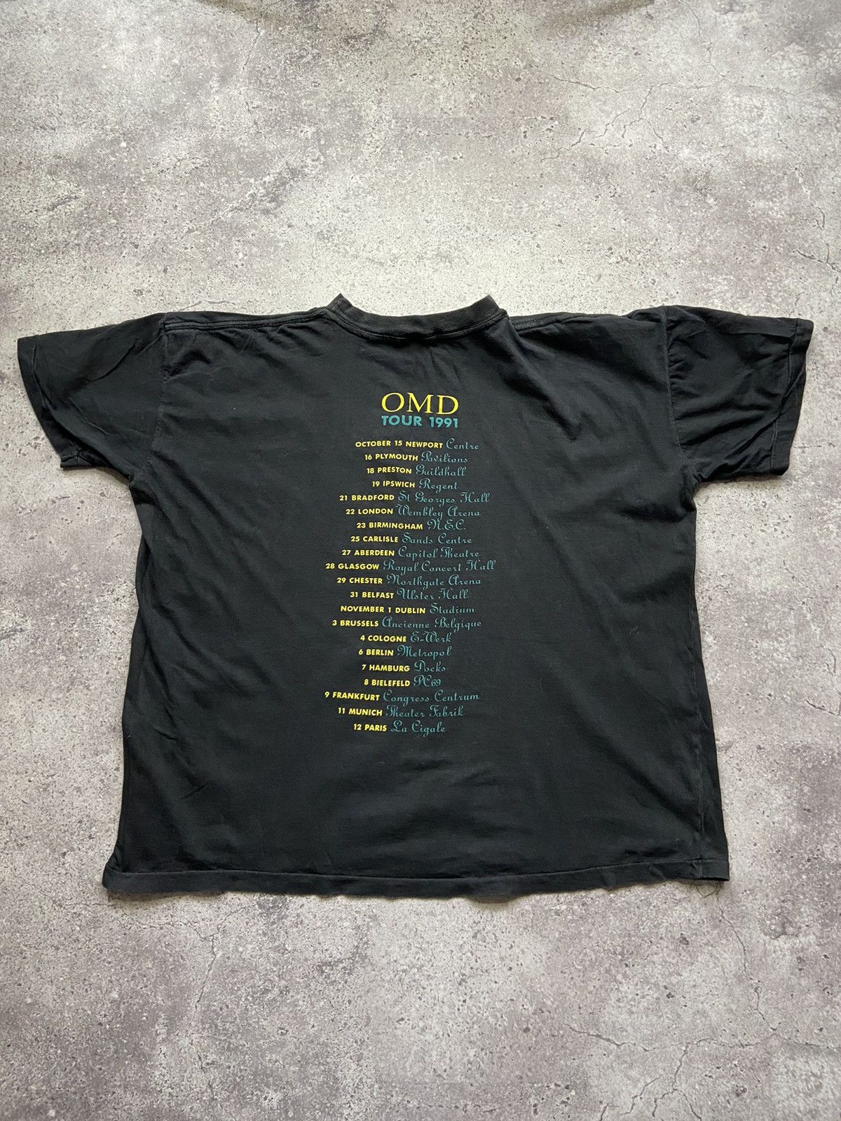 Band Tees Rare Vintage O.M.D. 1991 Sugar Tax Tour Tee Size US XL / EU 56 / 4 - 2 Thumbnail