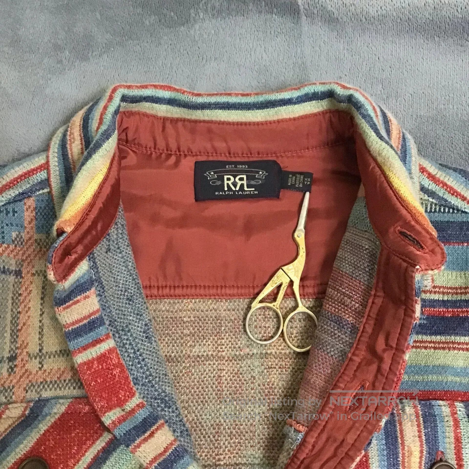 RRL Ralph Lauren RRL Ralph Lauren Patchwork Shirt. Size US XS / EU 42 / 0 - 7 Thumbnail