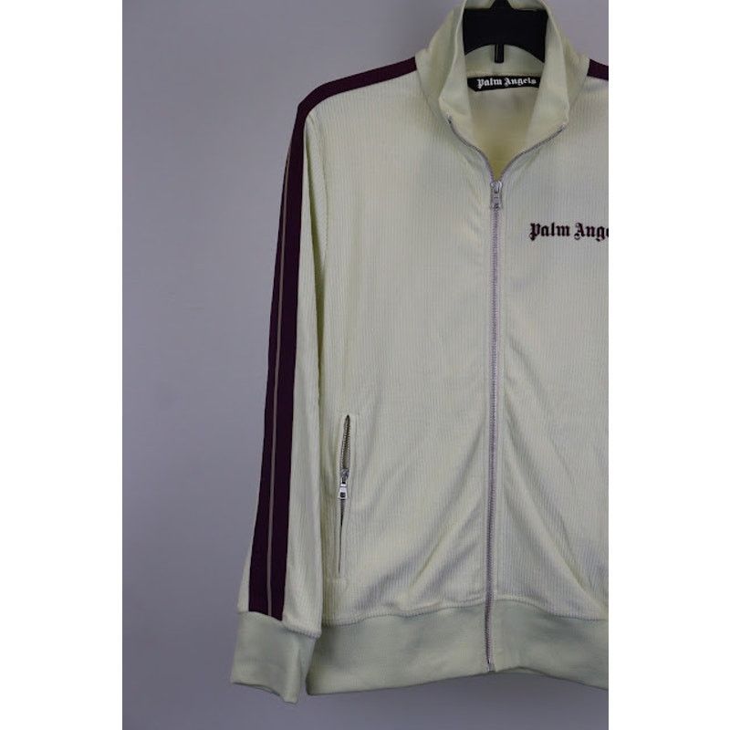 Palm Angels o1rshd1 Q:2 / Cord Fleece Track Jacket in Light Grey/Purple Size US M / EU 48-50 / 2 - 4 Thumbnail