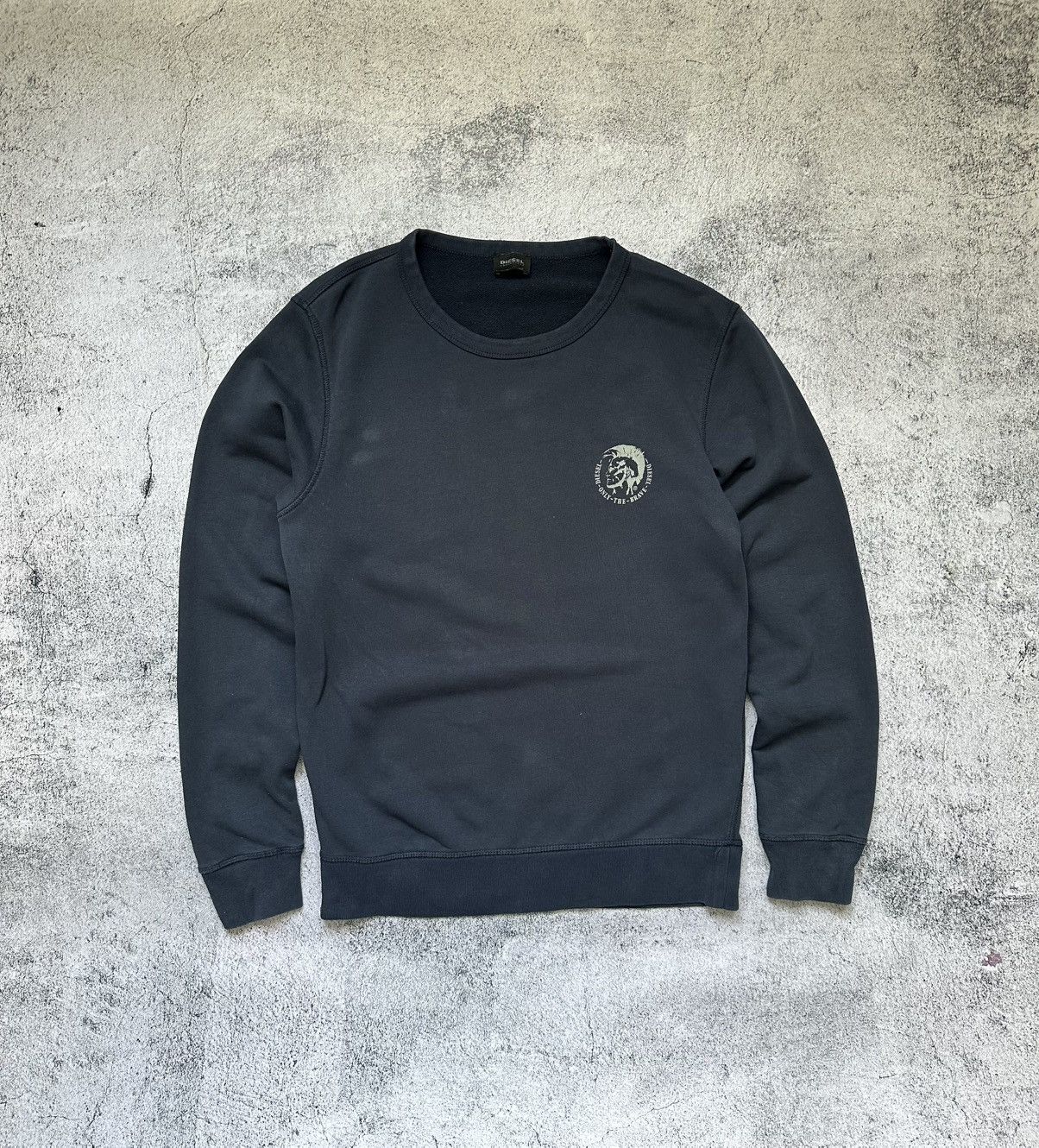 Diesel Vintage Diesel Sweatshirt Logo Grey Y2K Size US M / EU 48-50 / 2 - 1 Thumbnail