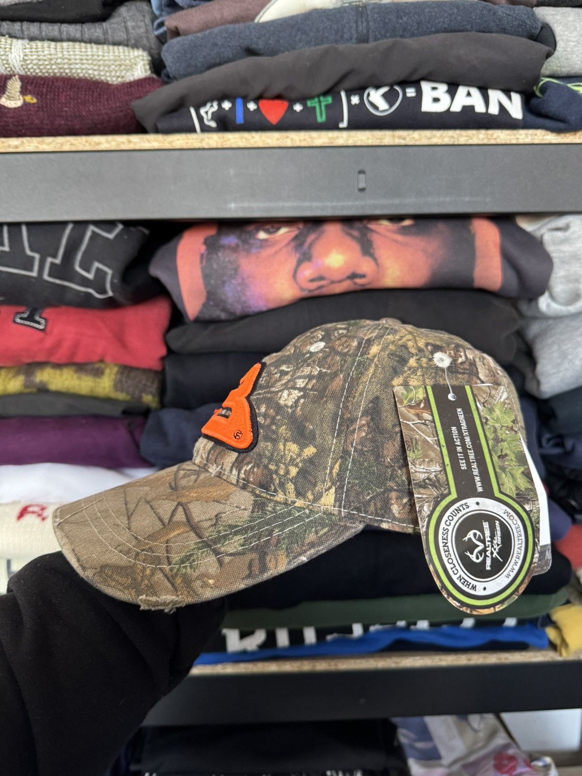 Vintage Camo 🌳Rare Real Tree blue cap hype racing hat Size ONE SIZE - 4 Thumbnail