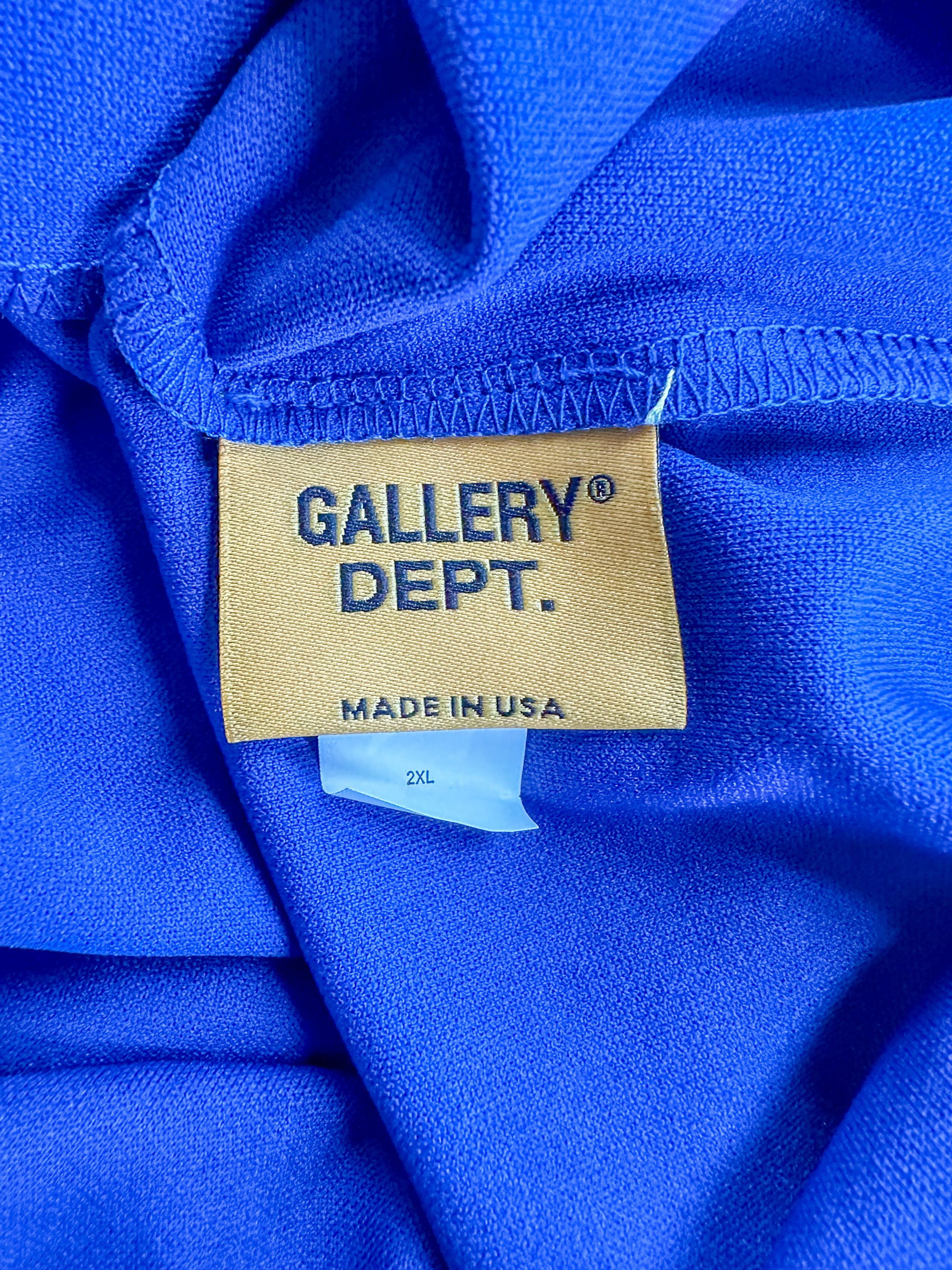 Gallery Dept. Gallery Dept Blue Echo Park Baseball Jersey Size US L / EU 52-54 / 3 - 3 Thumbnail