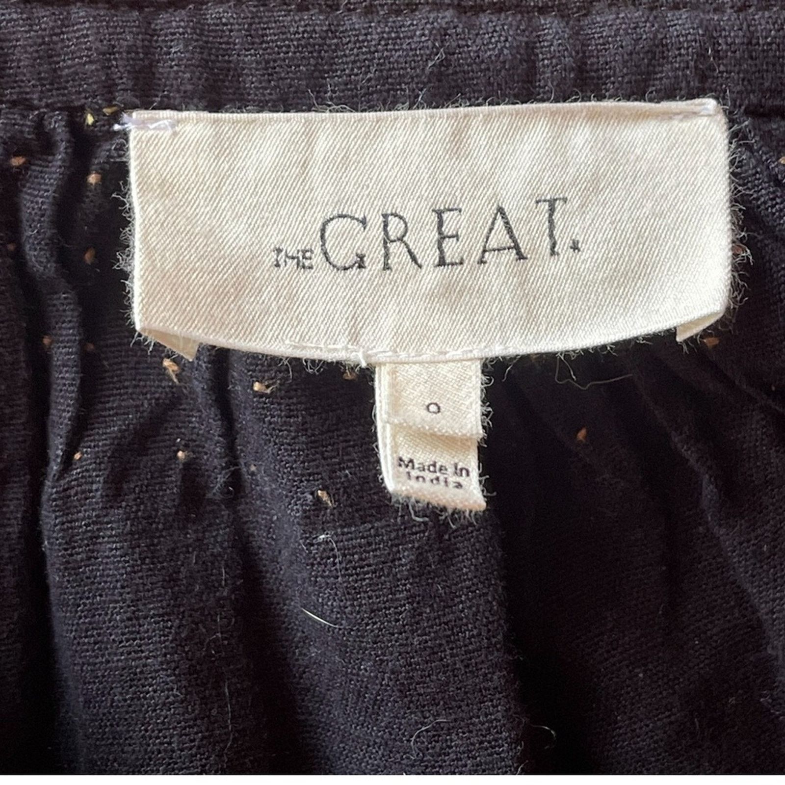THE GREAT THE GREAT The Passage Blouse | Black size :0 / US:XS Size XS / US 0-2 / IT 36-38 - 4 Thumbnail