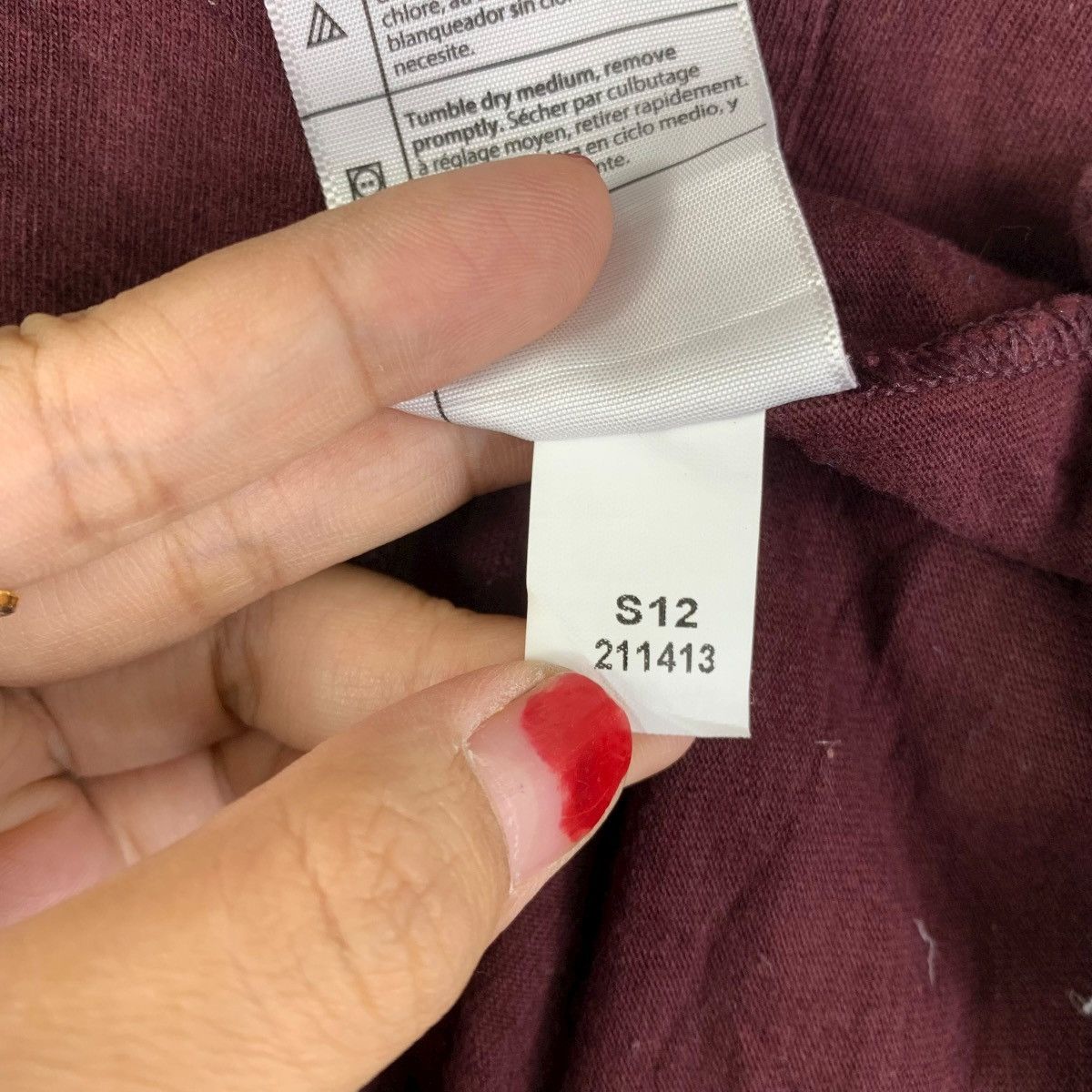 Carhartt Carhartt L/S Pocket T-Shirt Burgundy Maroon K126 Workwear Size US L / EU 52-54 / 3 - 8 Thumbnail