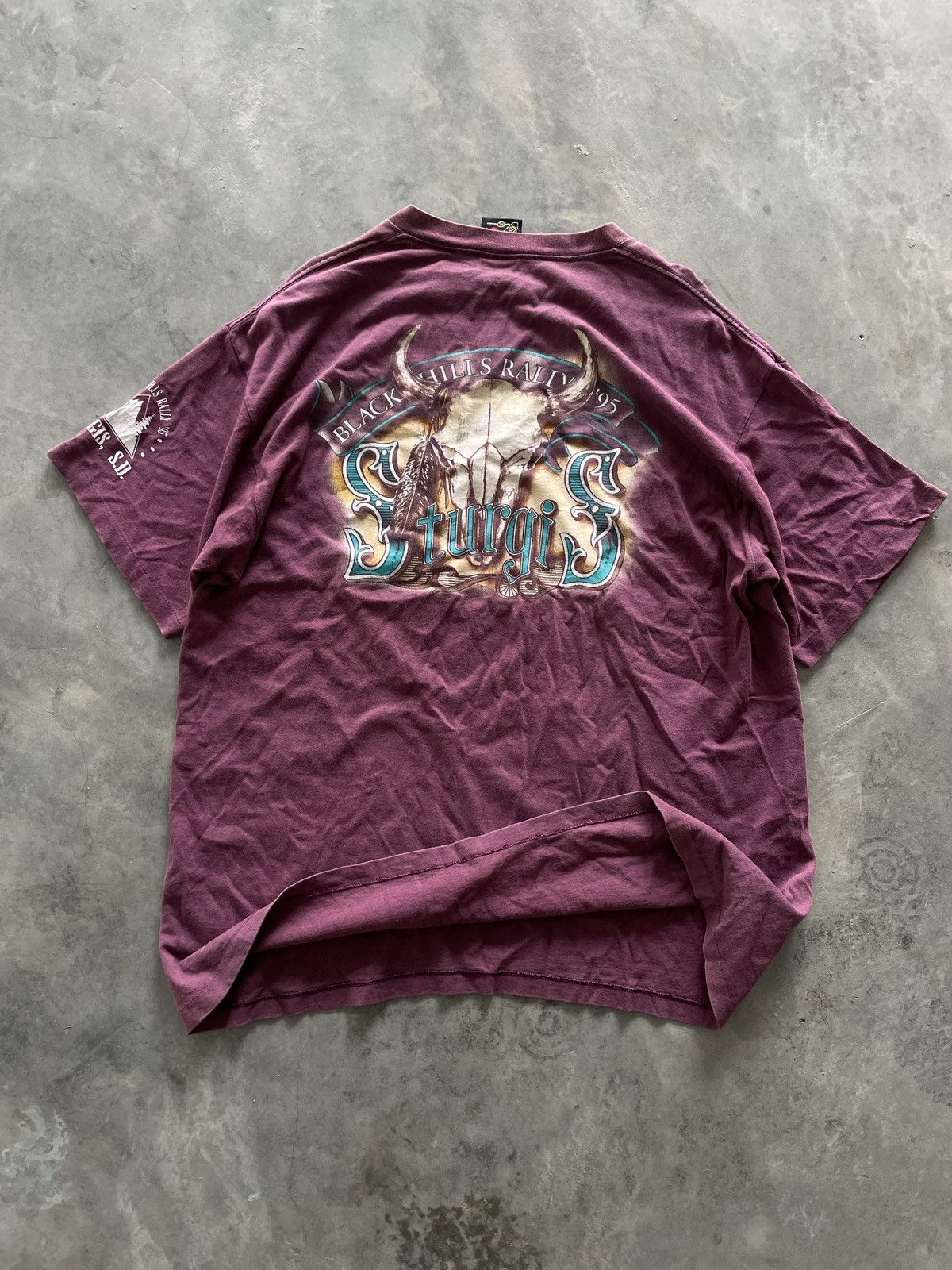 Harley Davidson × Vintage Vintage 1995 Sturgis 3D Emblem Tees Size US XL / EU 56 / 4 - 6 Thumbnail