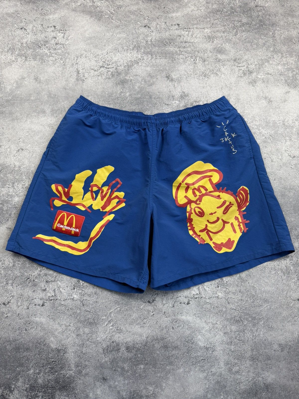 Travis Scott Travis Scott x McDonalds Cactus Jack Illustration Shorts Size US 34 / EU 50 - 2 Thumbnail