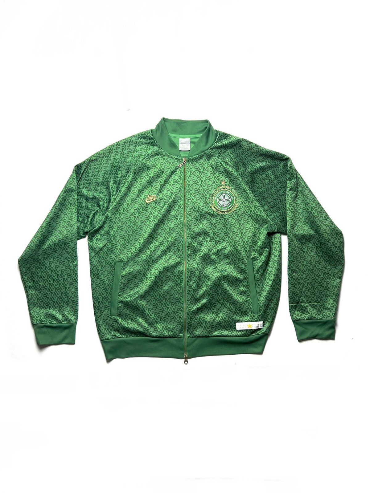 Pre-owned Nike X Soccer Jersey Vintage Nike Soccer Celtic 1967 Zip Olympic Track Jacket In Multicolor
