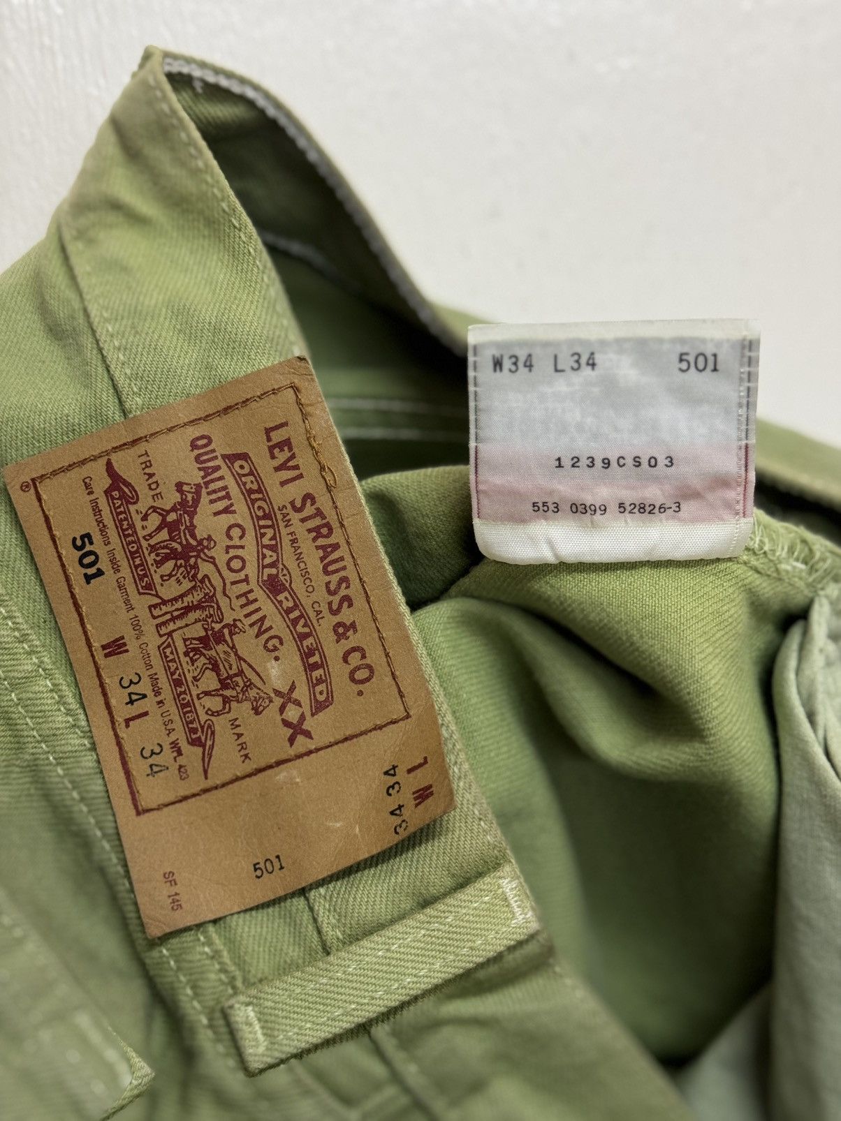Vintage Levis 501 made in usa