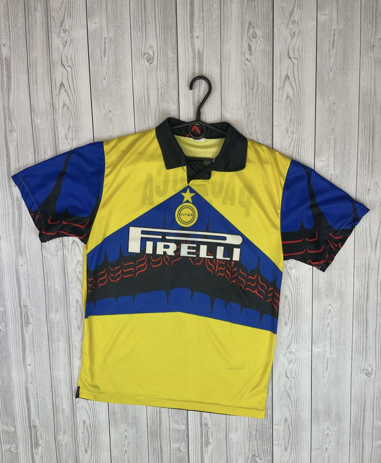 Vintage Vintage 1 Pagliuca Inter soccer tee rare size S yellow Size US S / EU 44-46 / 1 - 1 Thumbnail