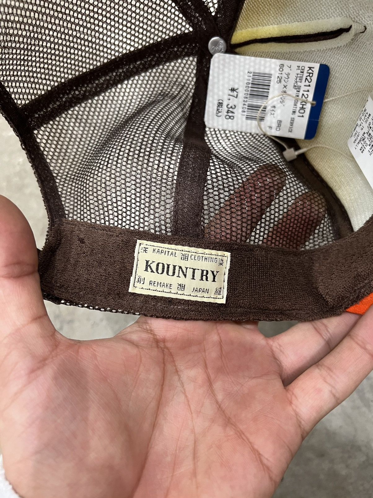 Kapital Kountry Kapital Trucker Cap Century Denim Coating Service Size ONE SIZE - 3 Thumbnail