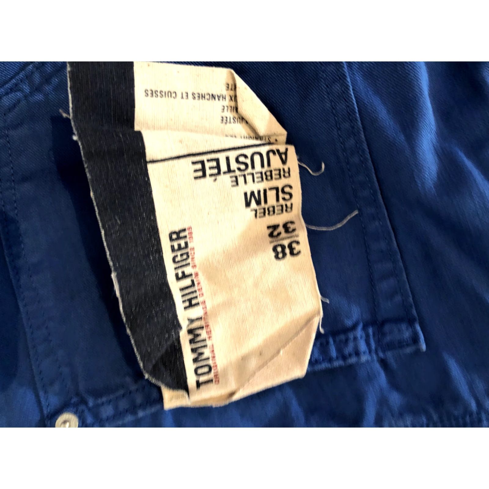 Tommy Hilfiger Tommy Hilfiger Jeans Mens 38x32 Slim Straight Blue Denim Pants 40x32 Size US 38 / EU 54 - 3 Thumbnail
