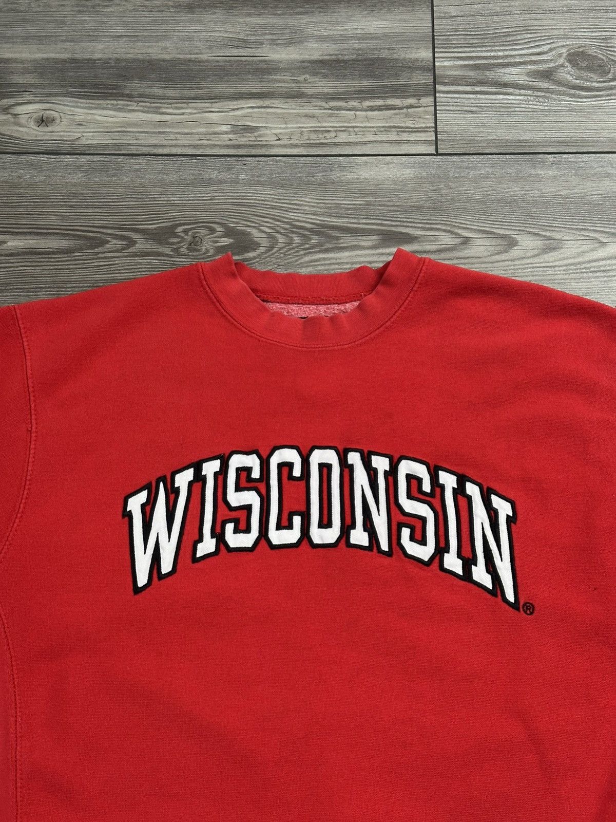 Steve And Barrys × Vintage Y2K Wisconsin Steve & Barry’s Crewneck Size US S / EU 44-46 / 1 - 2 Thumbnail