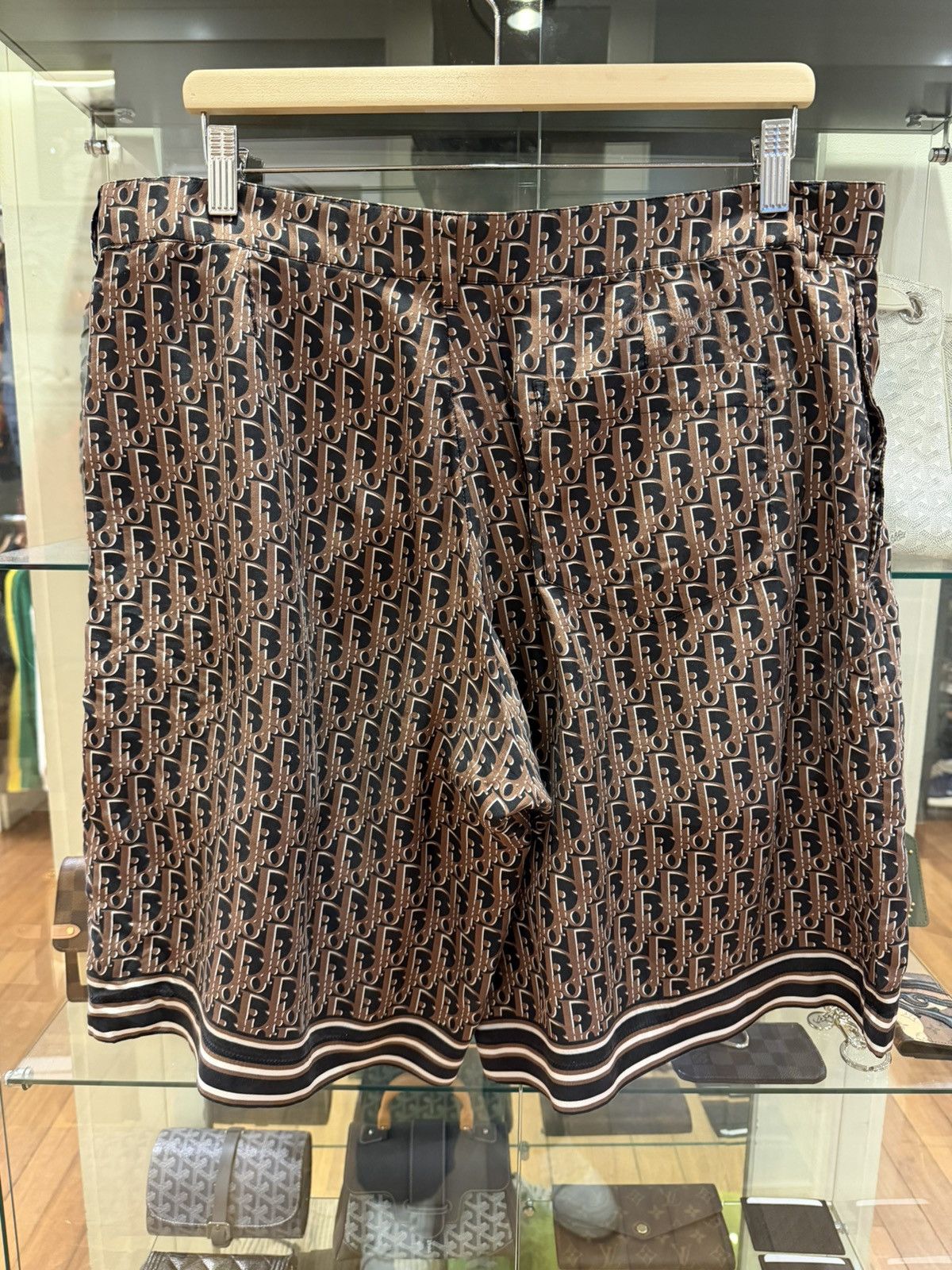 Dior Dior Homme Oblique Silk Shorts Size US 36 / EU 52 - 2 Thumbnail