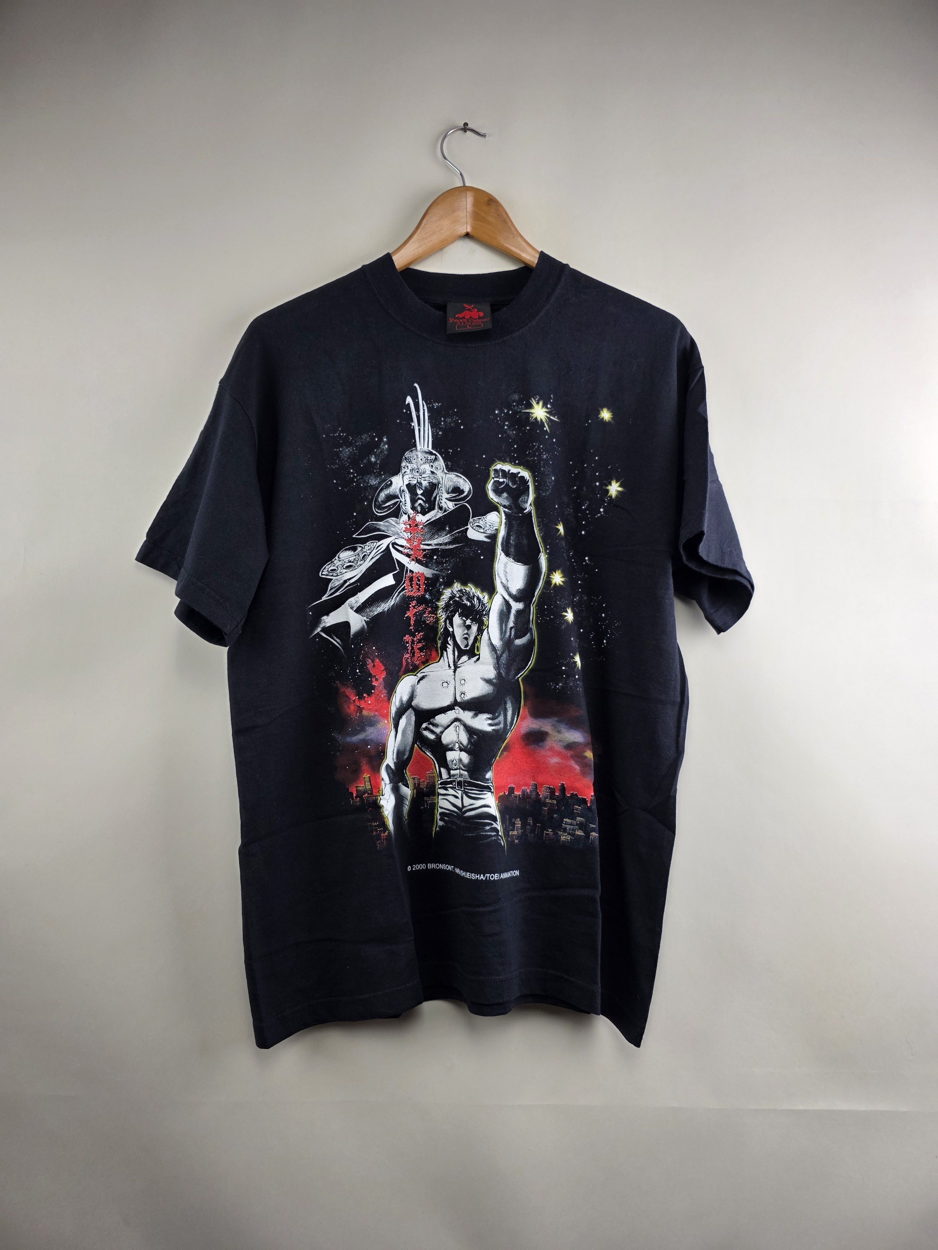 Anime × Vintage 2000 Kenshiro Hokuto no ken Fist of the north star Anime tee Size US L / EU 52-54 / 3 - 7 Thumbnail