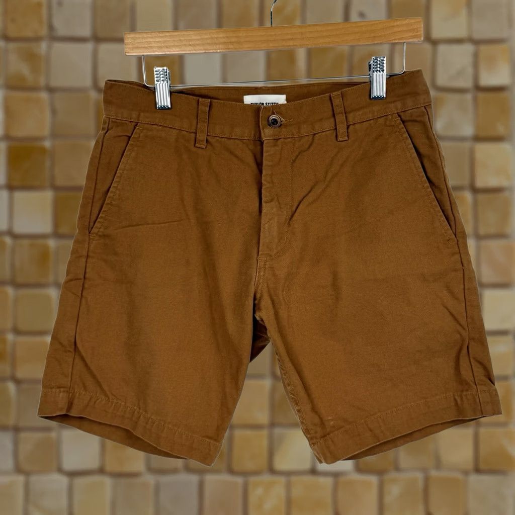 Taylor Stitch Taylor Stitch Shorts Mens 30 100% Cotton Canvas Brown 8” Inseam Size US 30 / EU 46 - 1 Thumbnail