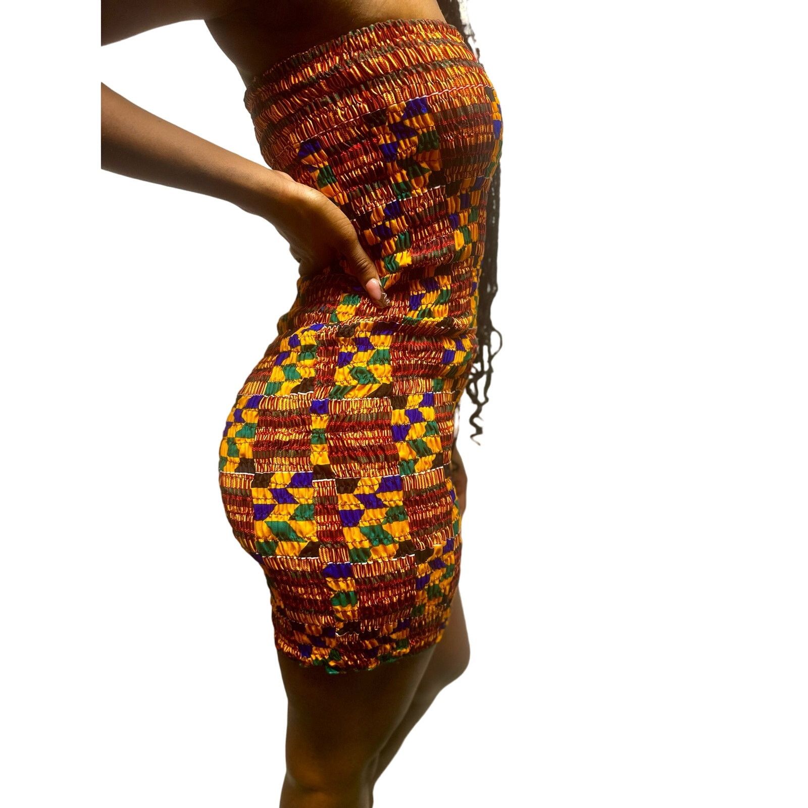 Other Kente tube bodycon mini dress Size M / US 6-8 / IT 42-44 - 4 Thumbnail