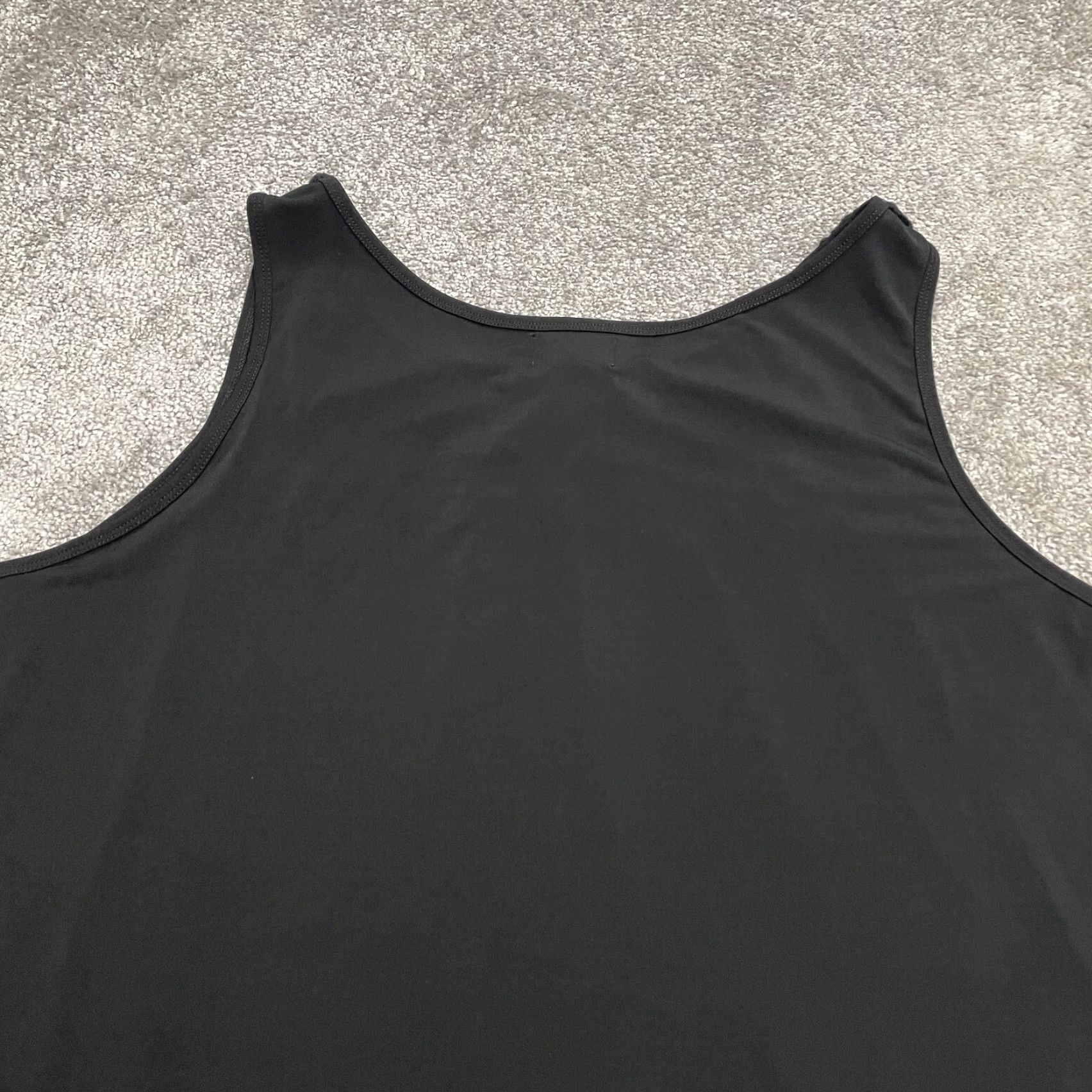 Vintage Maggie Barnes Embroidered Tank Top Womens 5X Black Knit Stretch Casual Sleeveless Strappy Sleeve Size XXL / US 16-18 / IT 52-54 - 4 Thumbnail