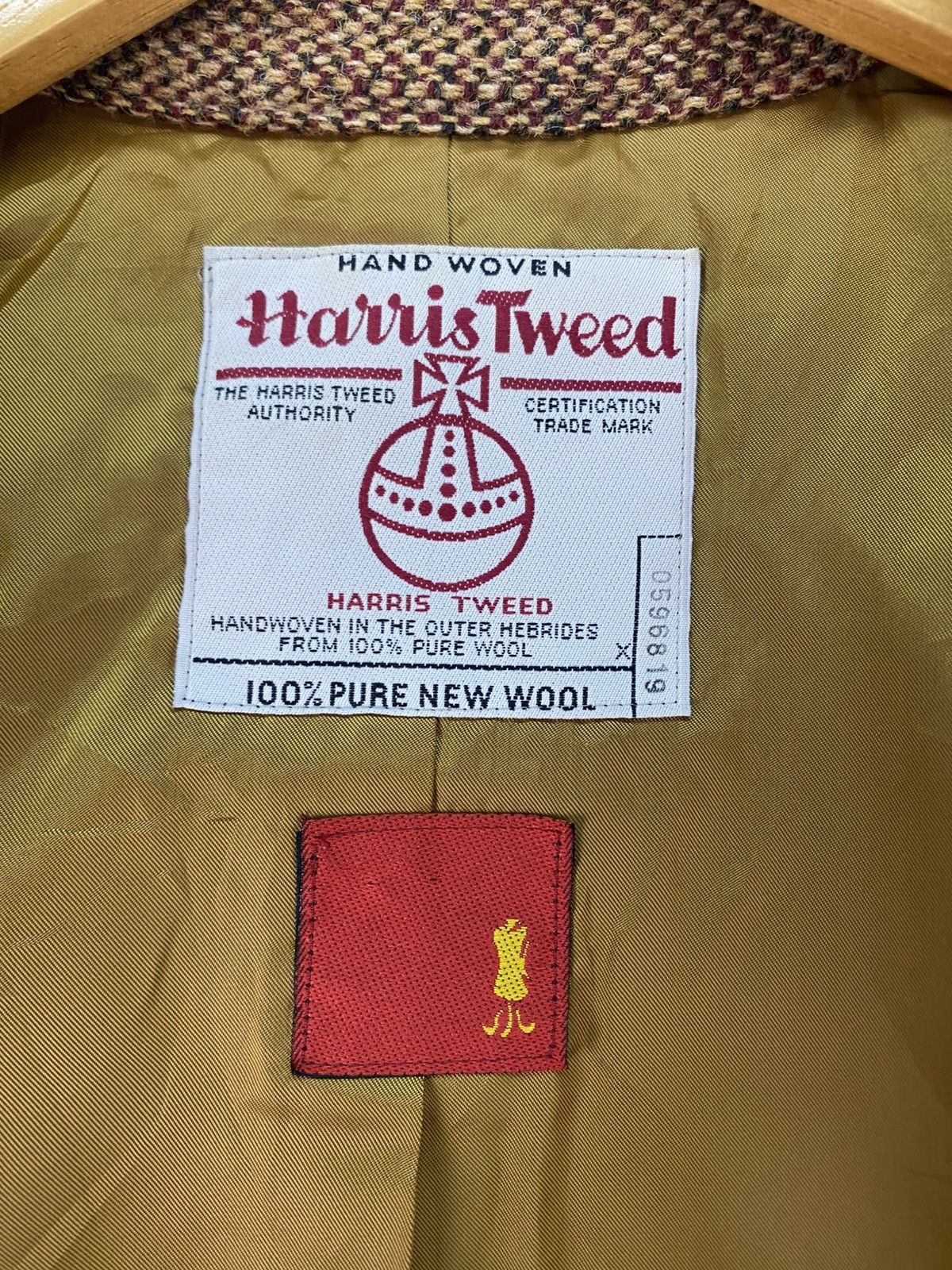 Harris Tweed Vintage Harris Tweed Wool Jacket Size ONE SIZE - 5 Thumbnail