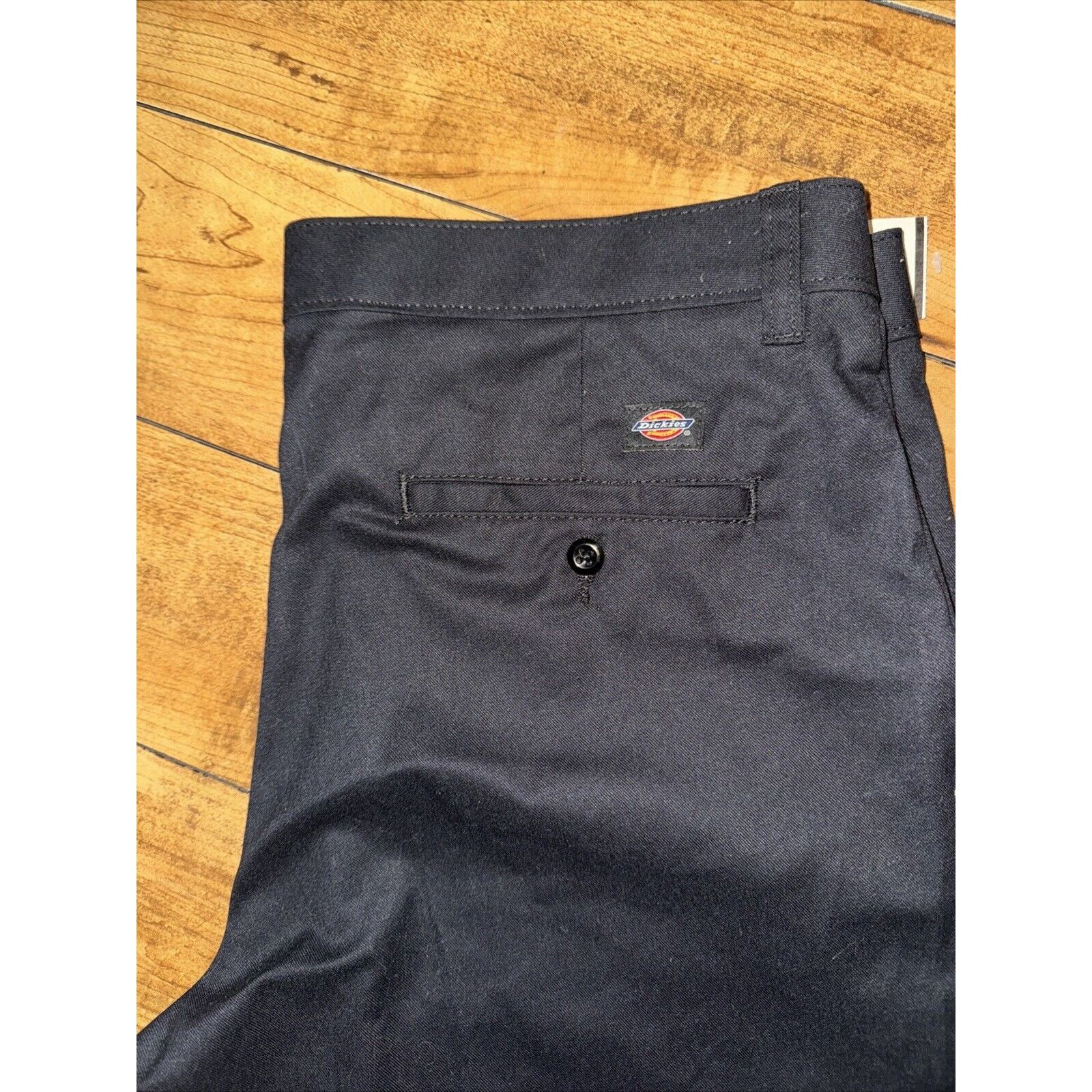 Dickies Women’s Dickies Chino Pants 35x36 Measured Black BNWT Size 35" - 2 Thumbnail