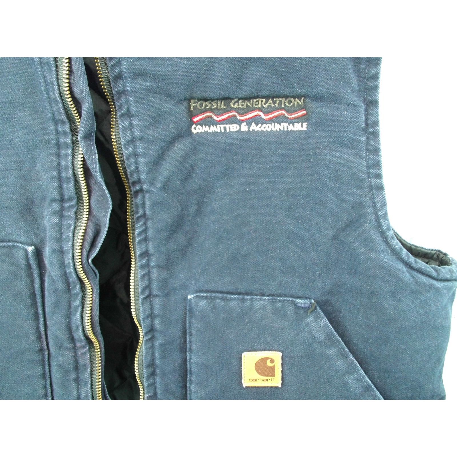 Carhartt Carhartt Quilt Lined Large Sleeveless Vest Vintage Embroider Size US L / EU 52-54 / 3 - 3 Thumbnail