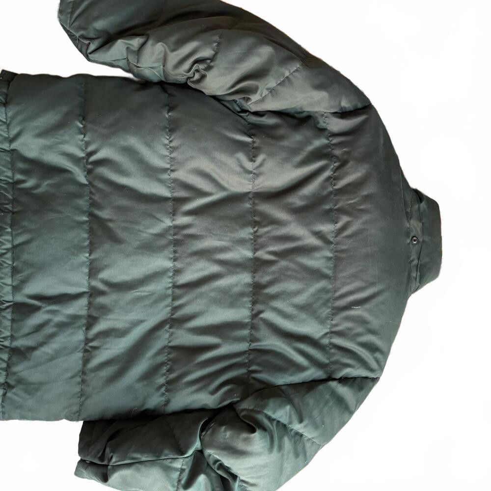 Designer Vintage West Bay Dark Green streetwear winter puffer jacket Size US XXL / EU 58 / 5 - 2 Thumbnail