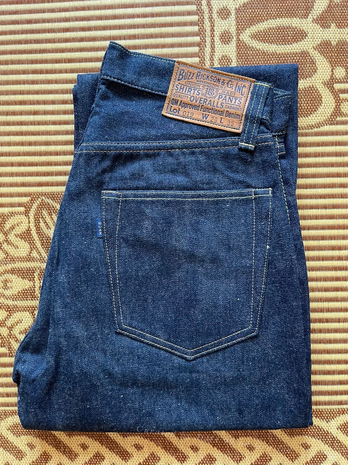 Buzz Rickson's Buzz Rickson M43019 Denim Pants Size US 29 - 1 Thumbnail