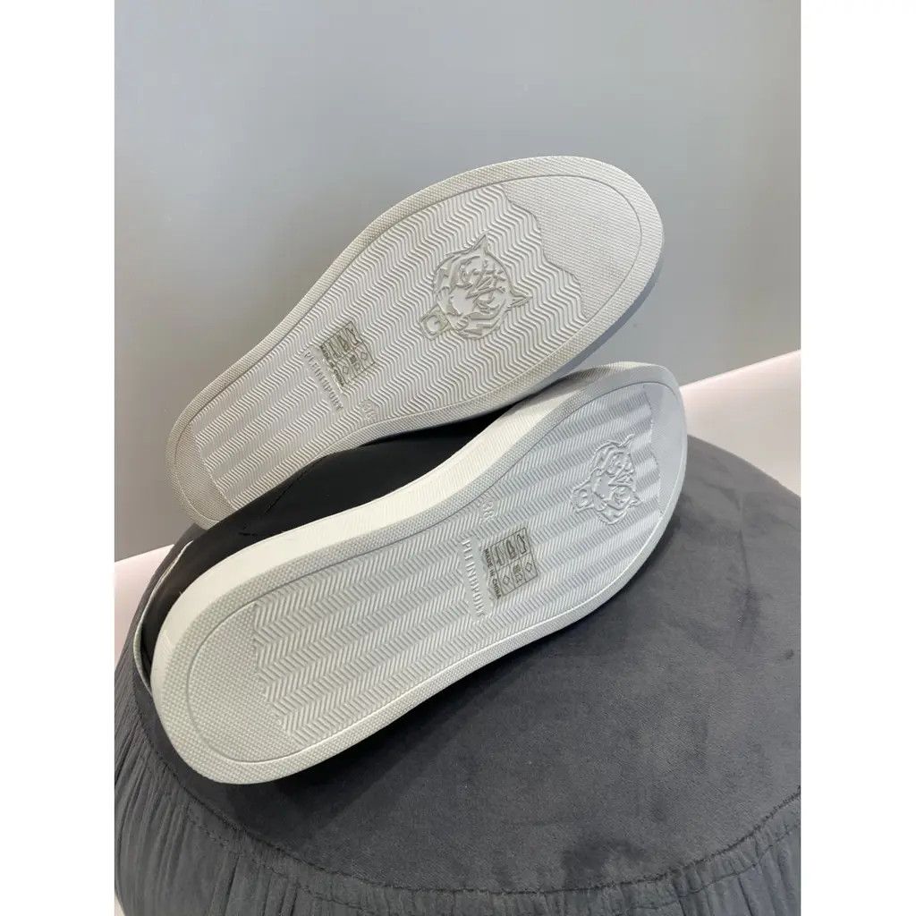 Other Plein Sport Black Leather Sneakers Gold Heel – EU 38 / US 7 Size US 7 / EU 40 - 2 Thumbnail