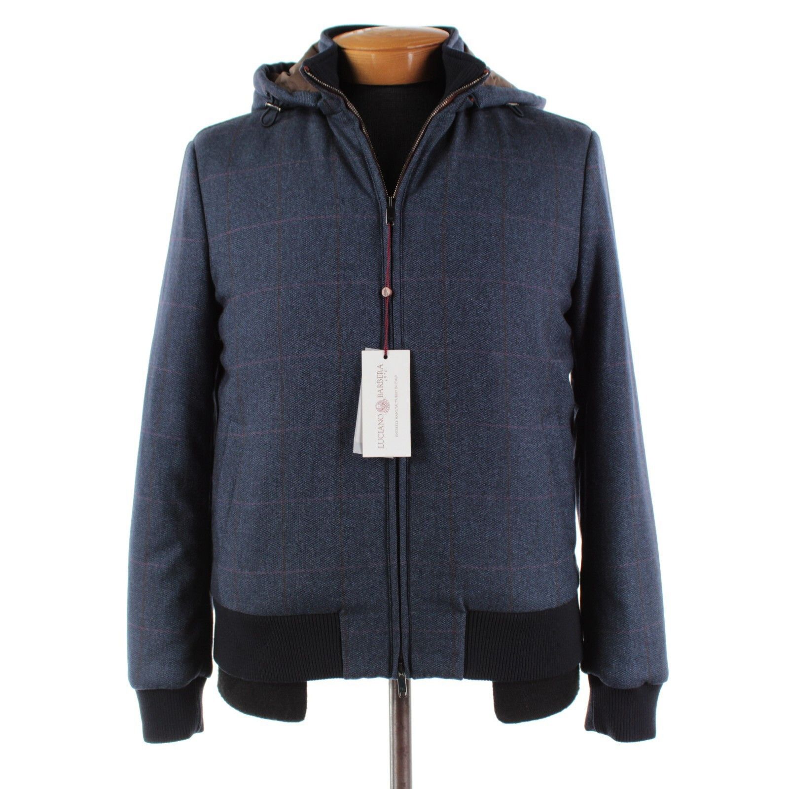 Luciano Barbera Luciano Barbera Jacket Size M US In Blue Cashmere Blend Size US M / EU 48-50 / 2 - 1 Thumbnail