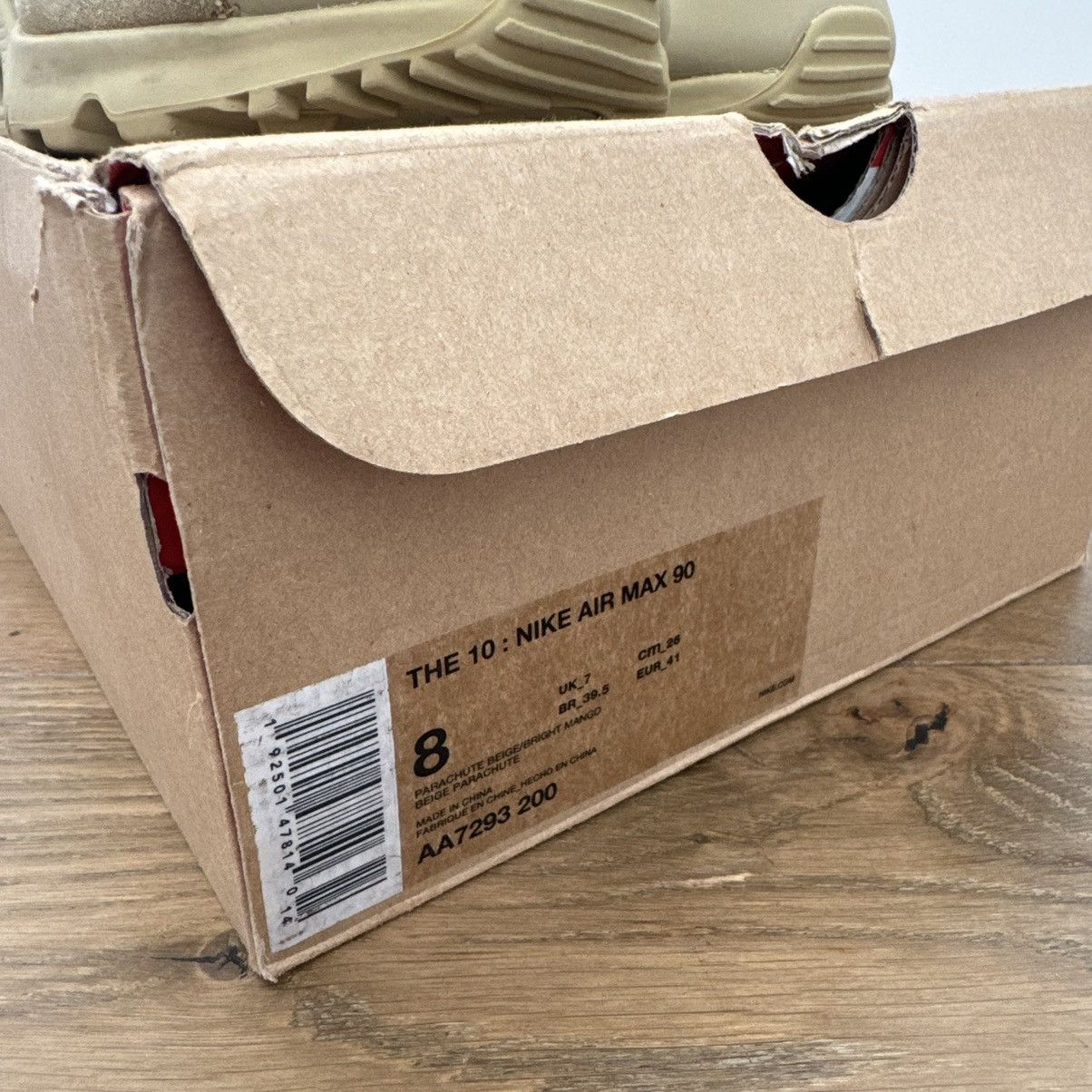 Nike × Off-White Nike Air Max 90 Off-White Desert Ore Size US 8 / EU 41 - 4 Thumbnail